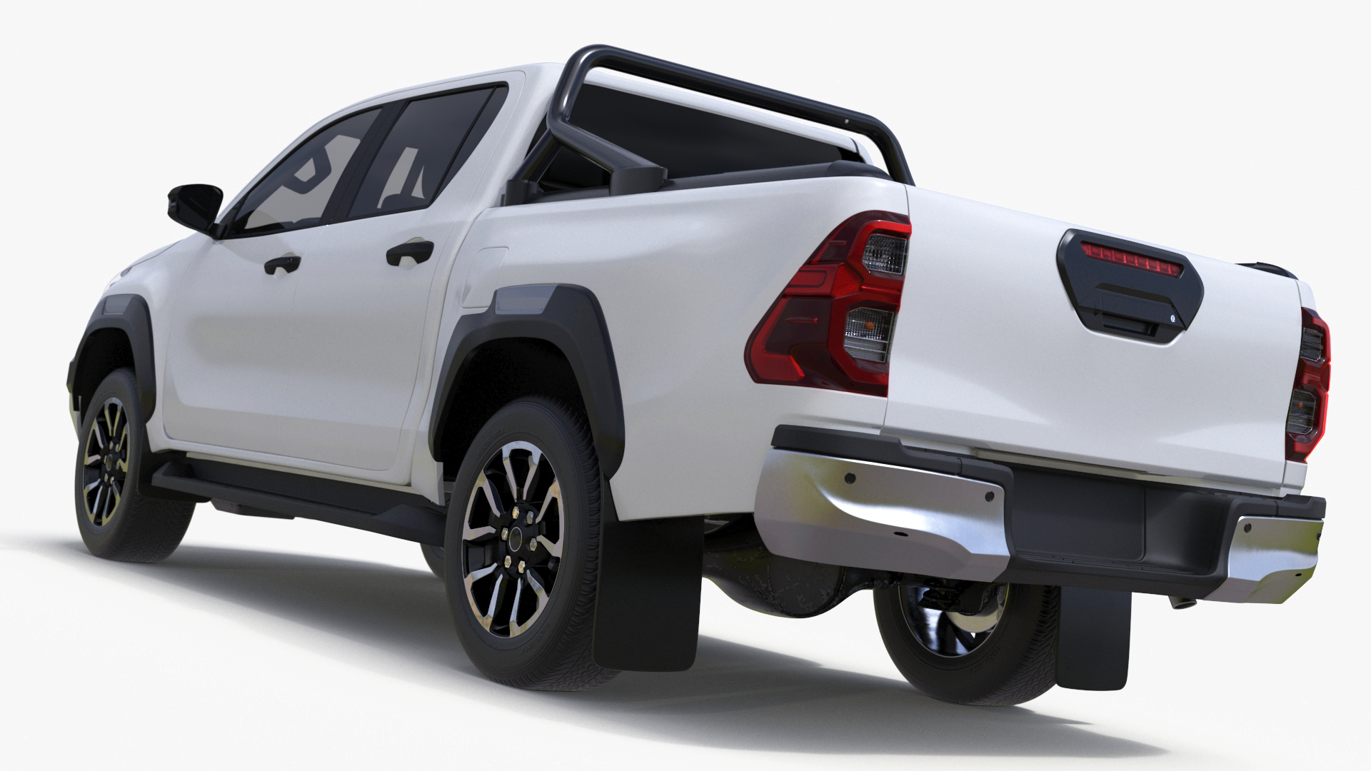 3D Pickup Truck White model