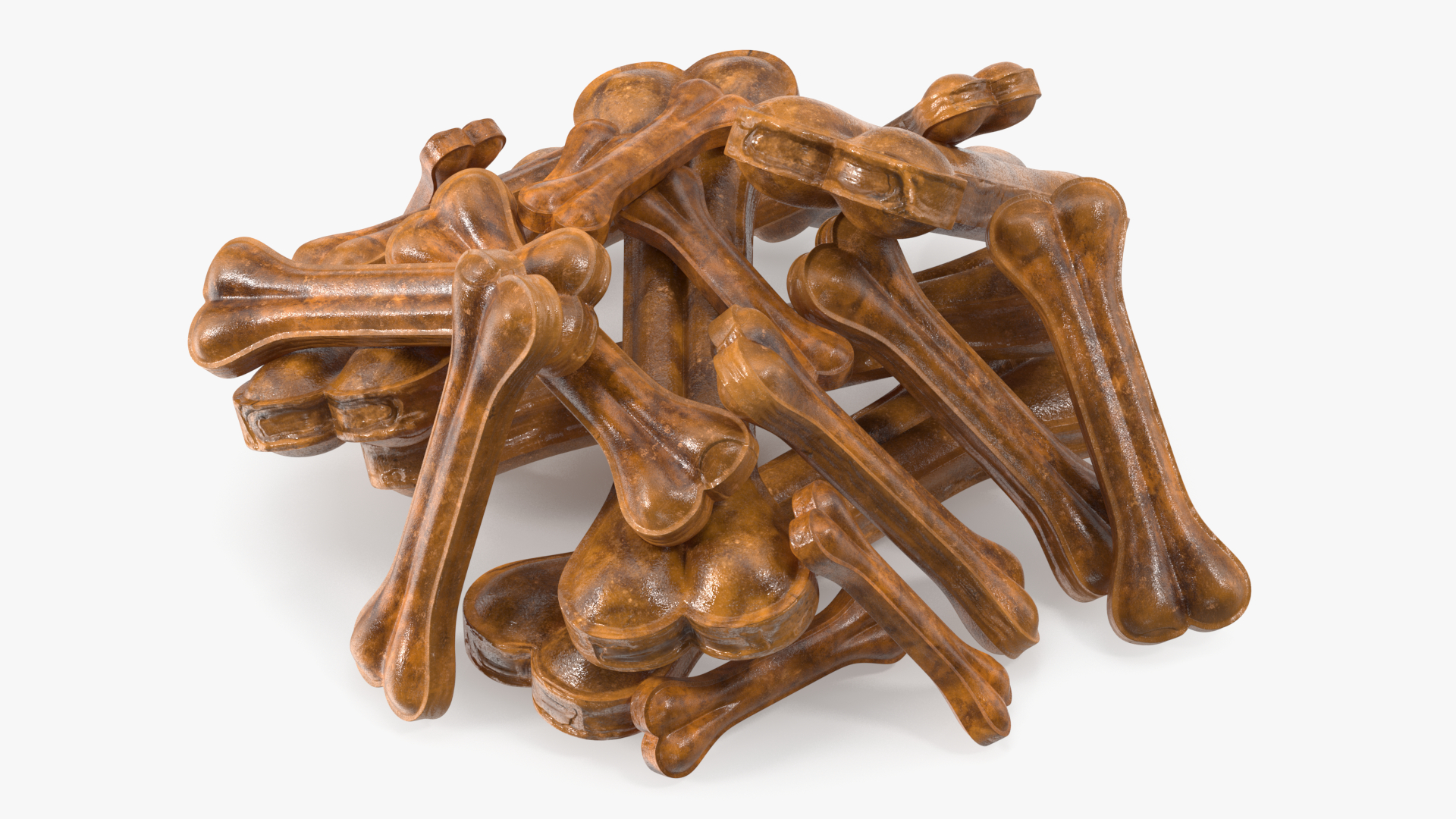 3D Heap of Dog Treats Dark model