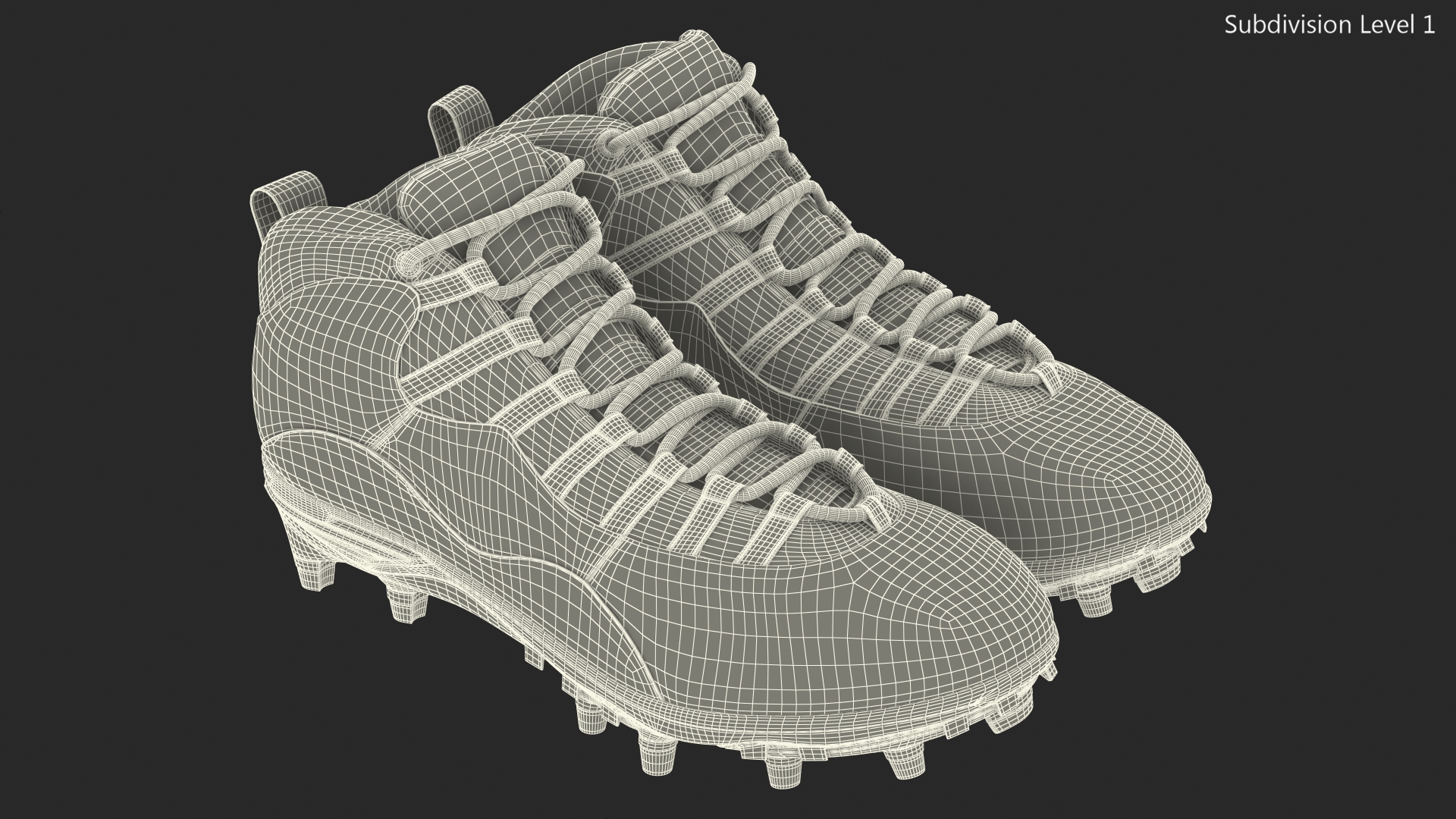 3D model Air Jordan 10 Baseball Cleats White