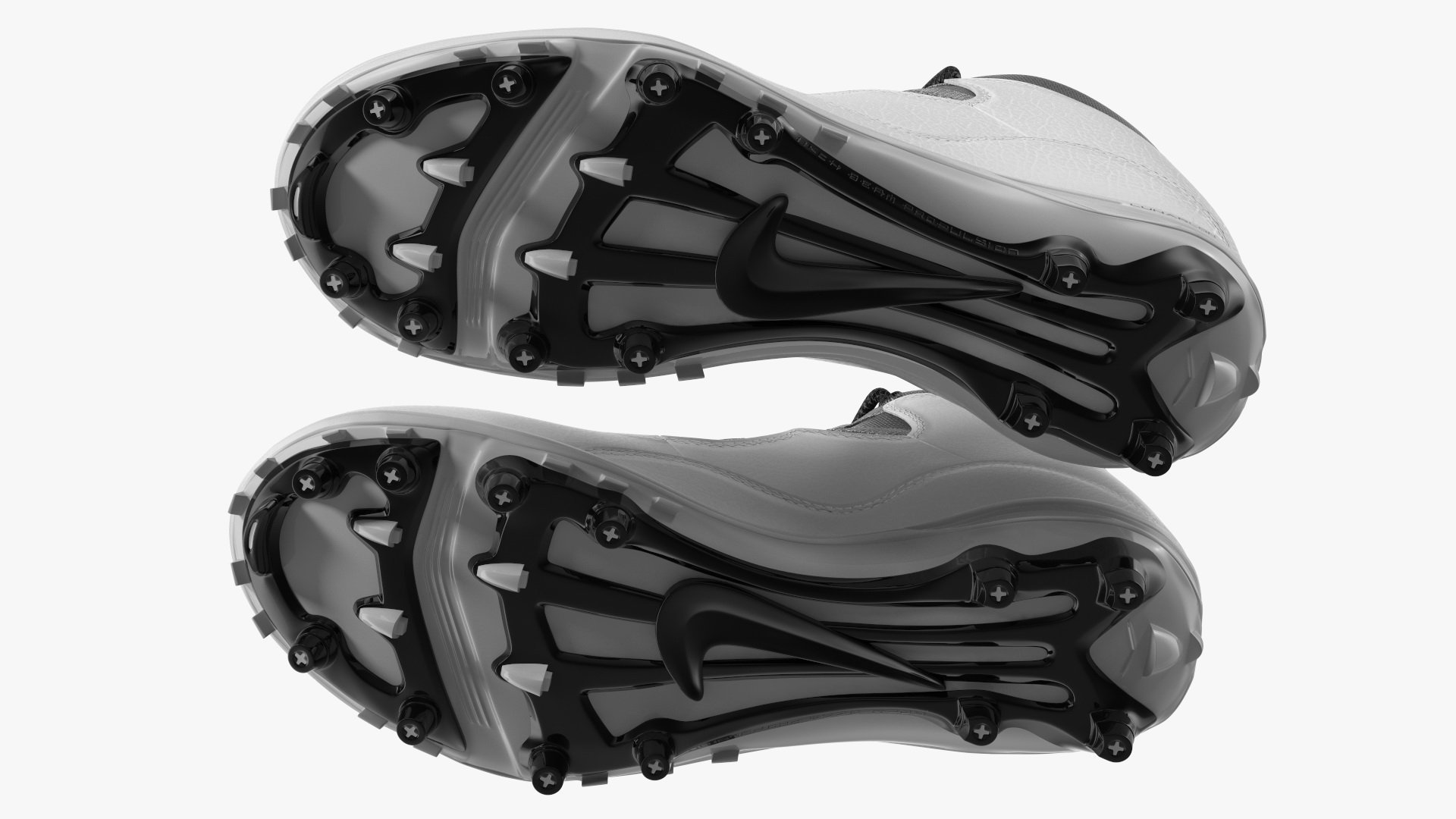 3D model Air Jordan 10 Baseball Cleats White