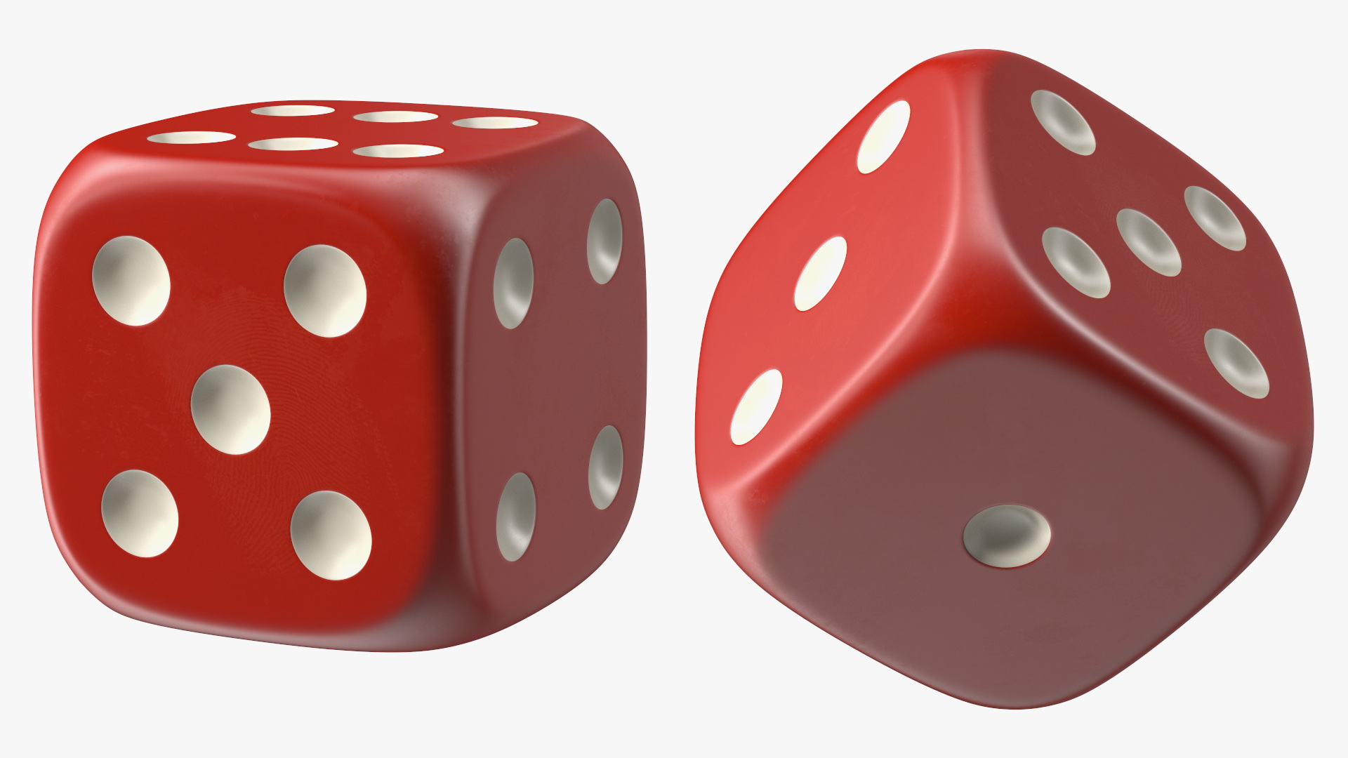 Classic Six-Sided Dice 3D