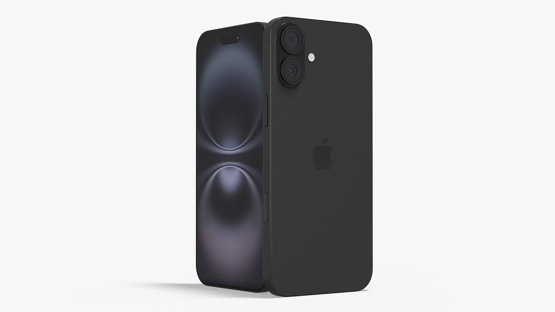 3D model IPhone 16 Plus Black