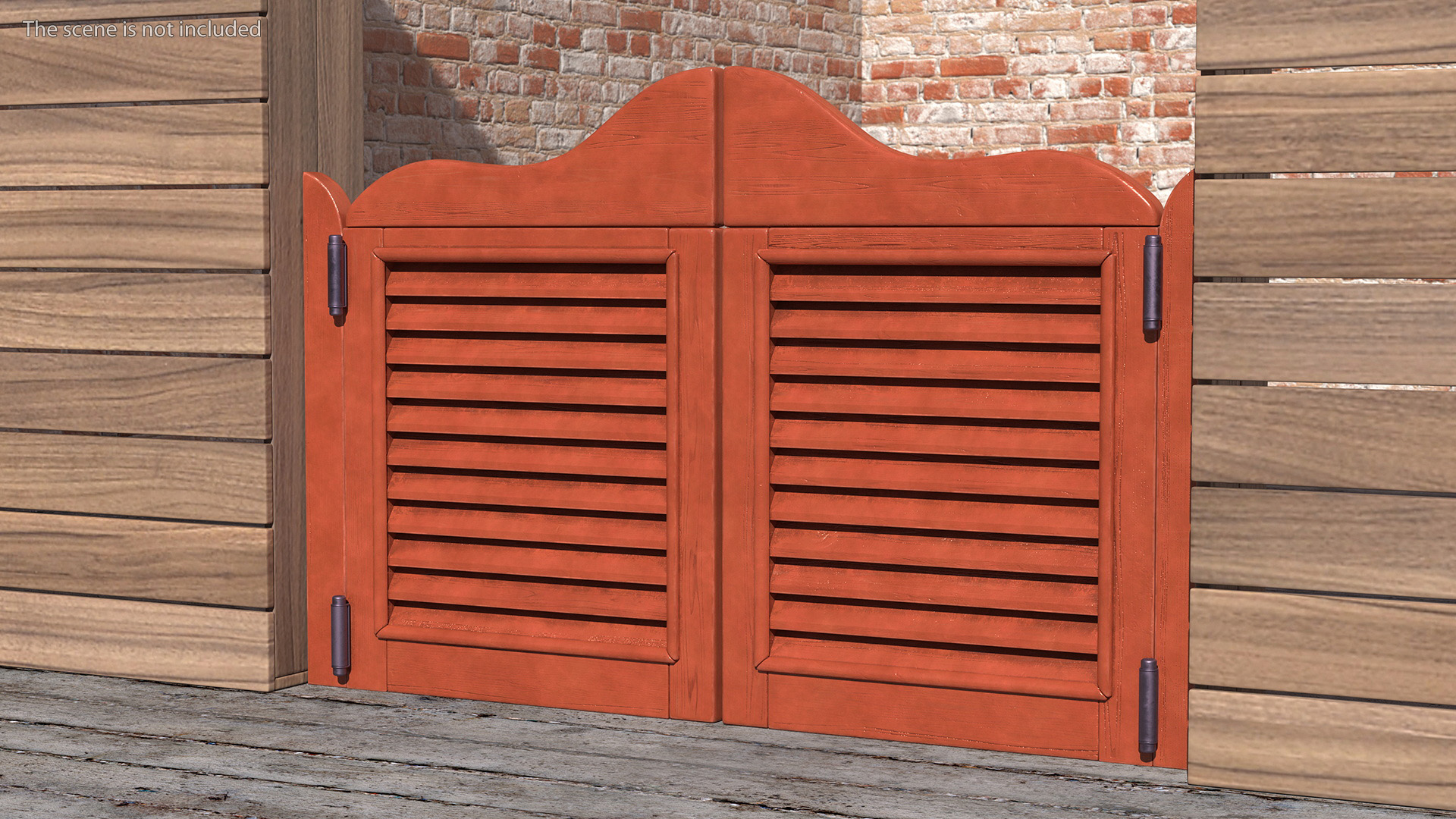 Wild West Saloon Doors 3D