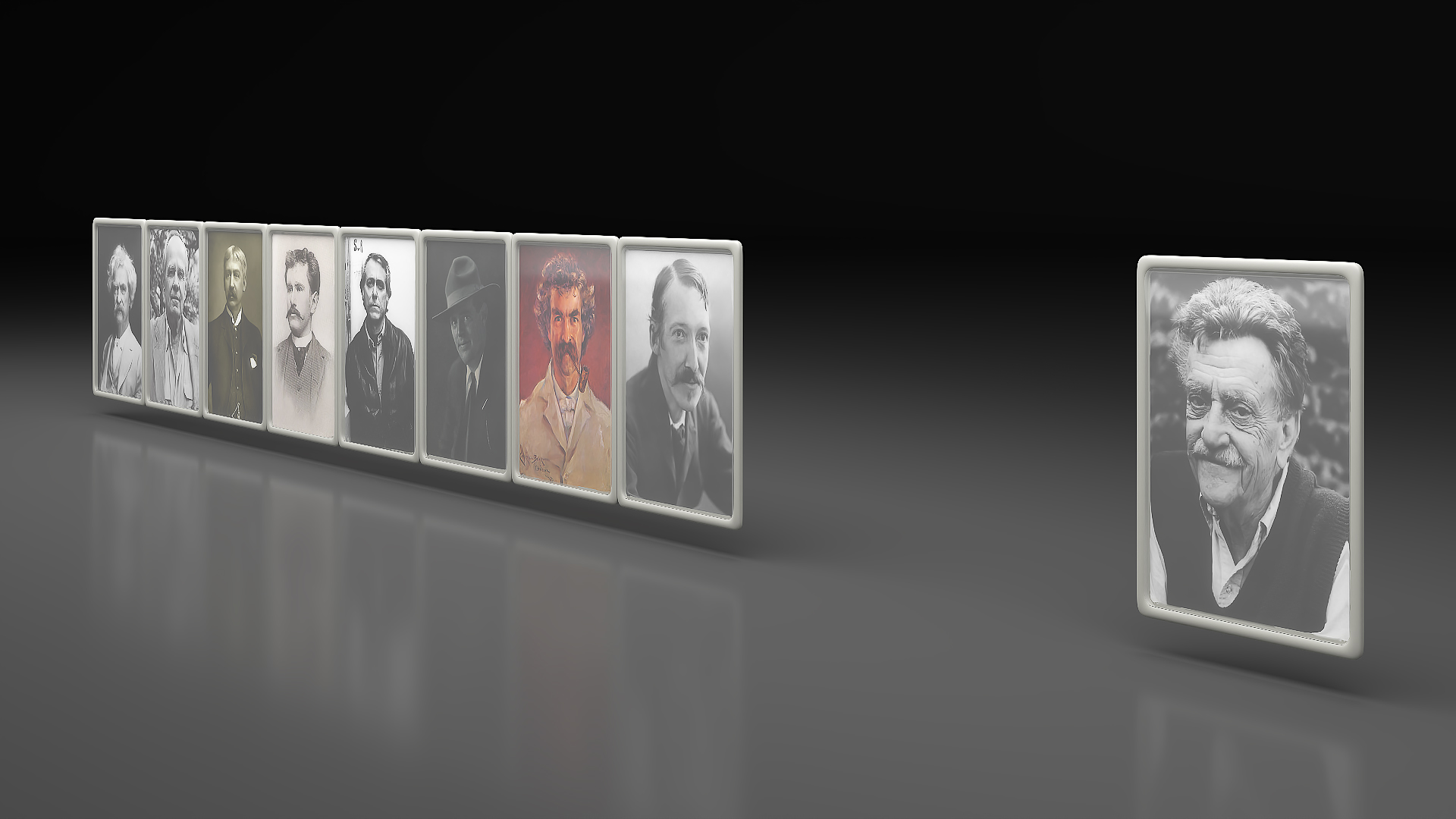 3D Portraits of Historical Figures