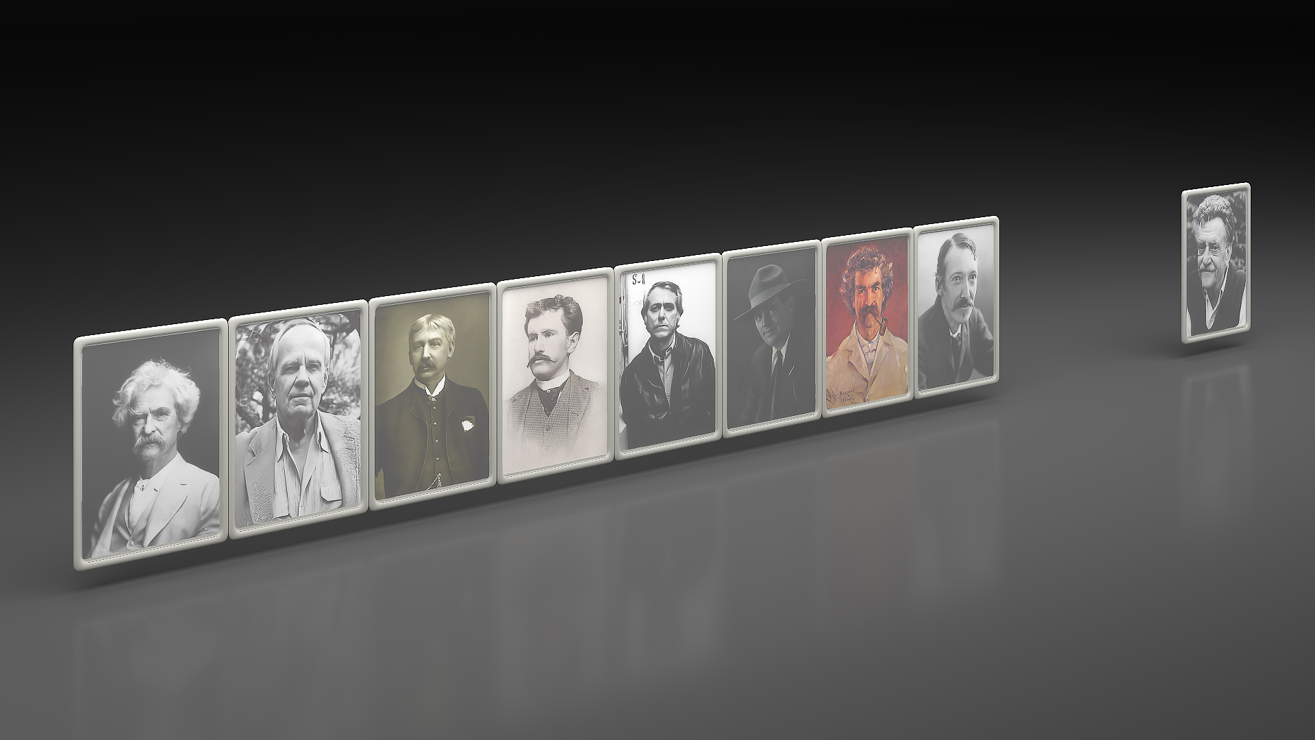 3D Portraits of Historical Figures