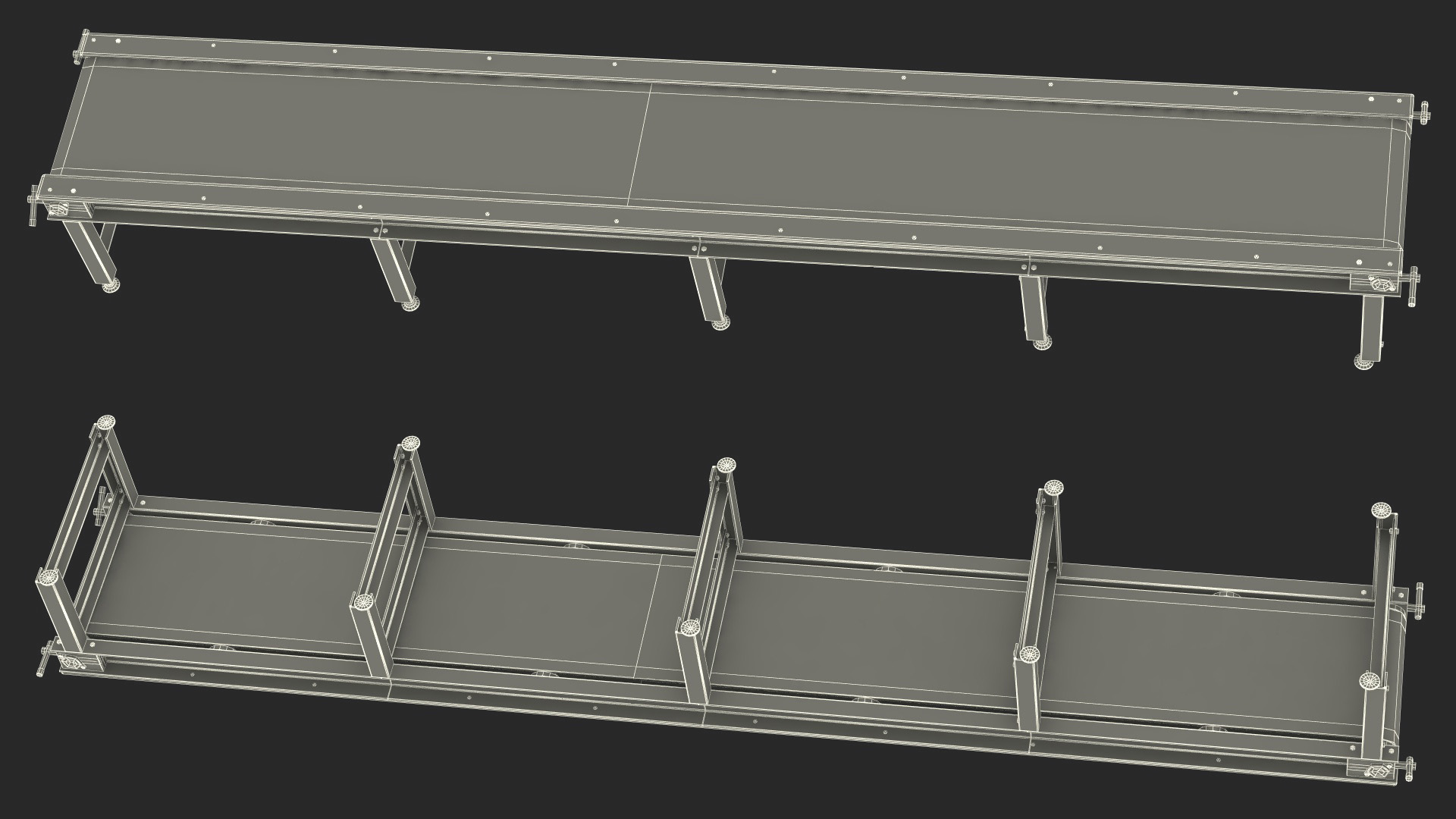 3D Belt Conveyor model