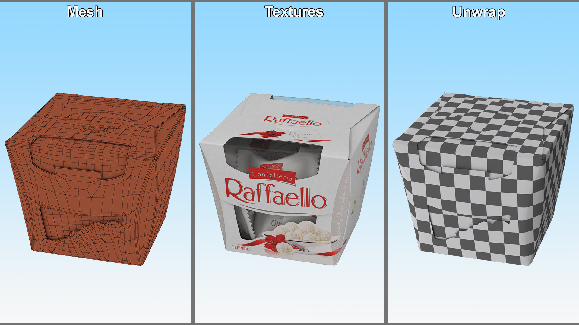 Ferrero Raffaello Candy Gift Box 3D