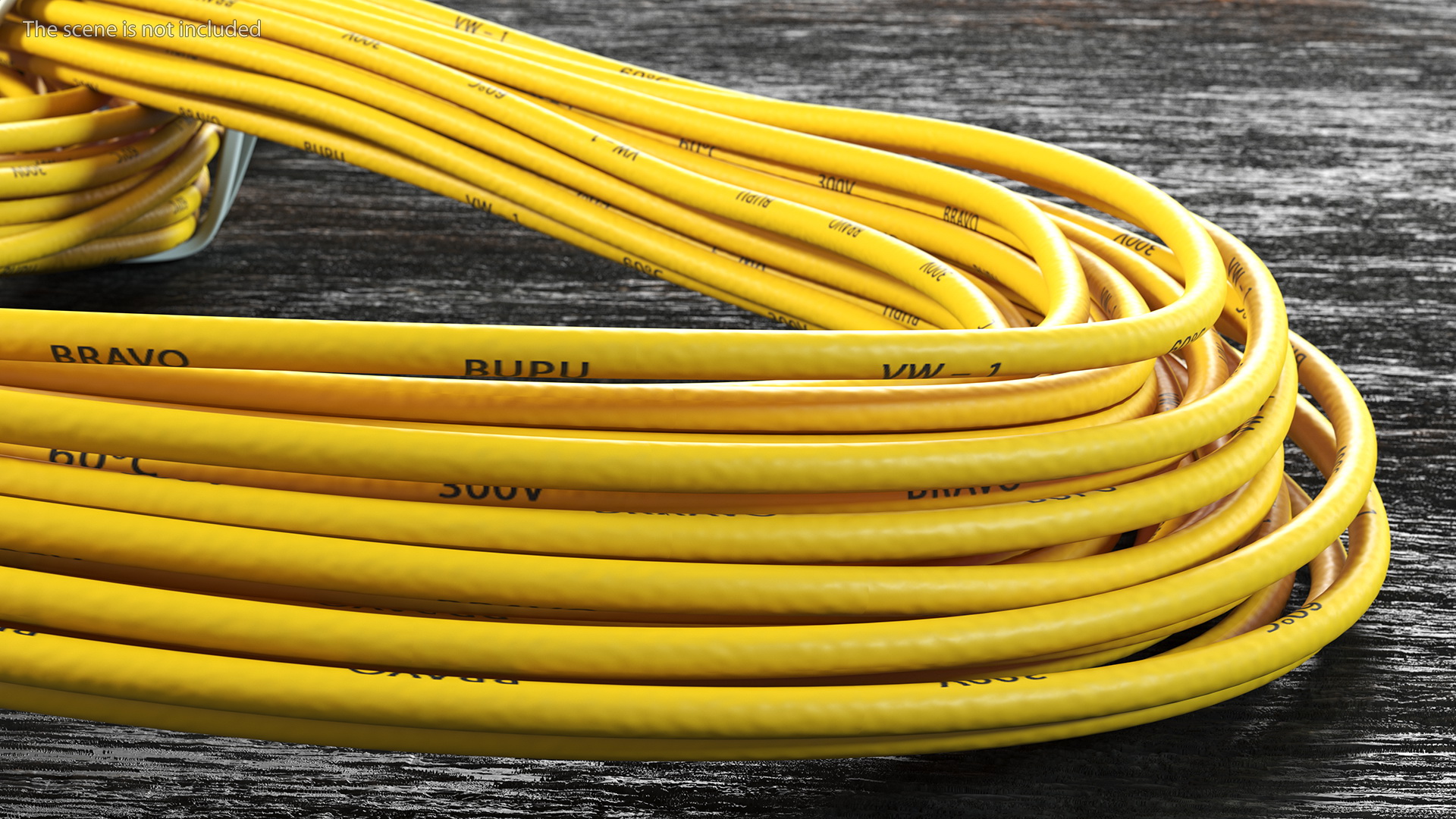 3D Jumper Wires Looped Yellow