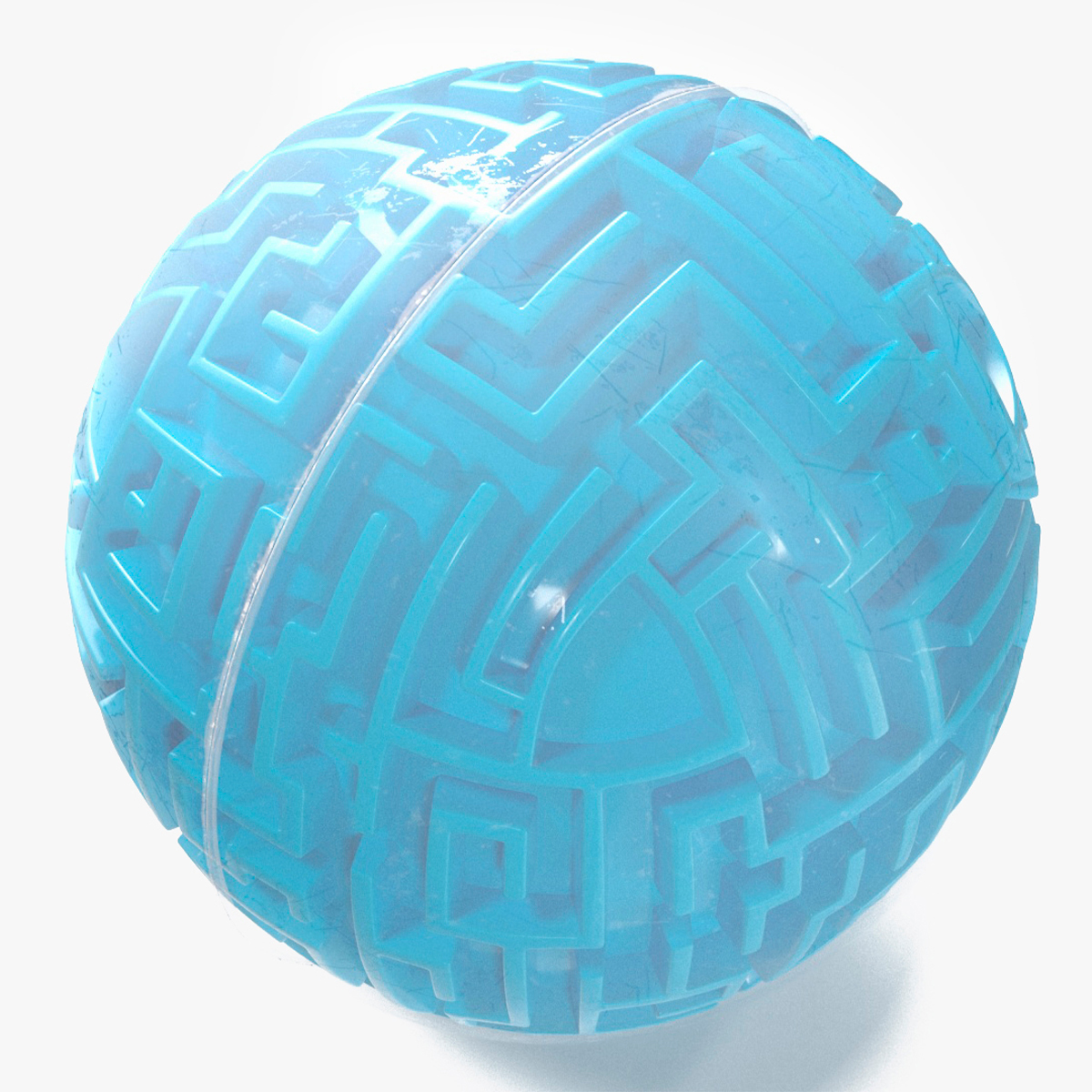 3D Spherical Maze Puzzle