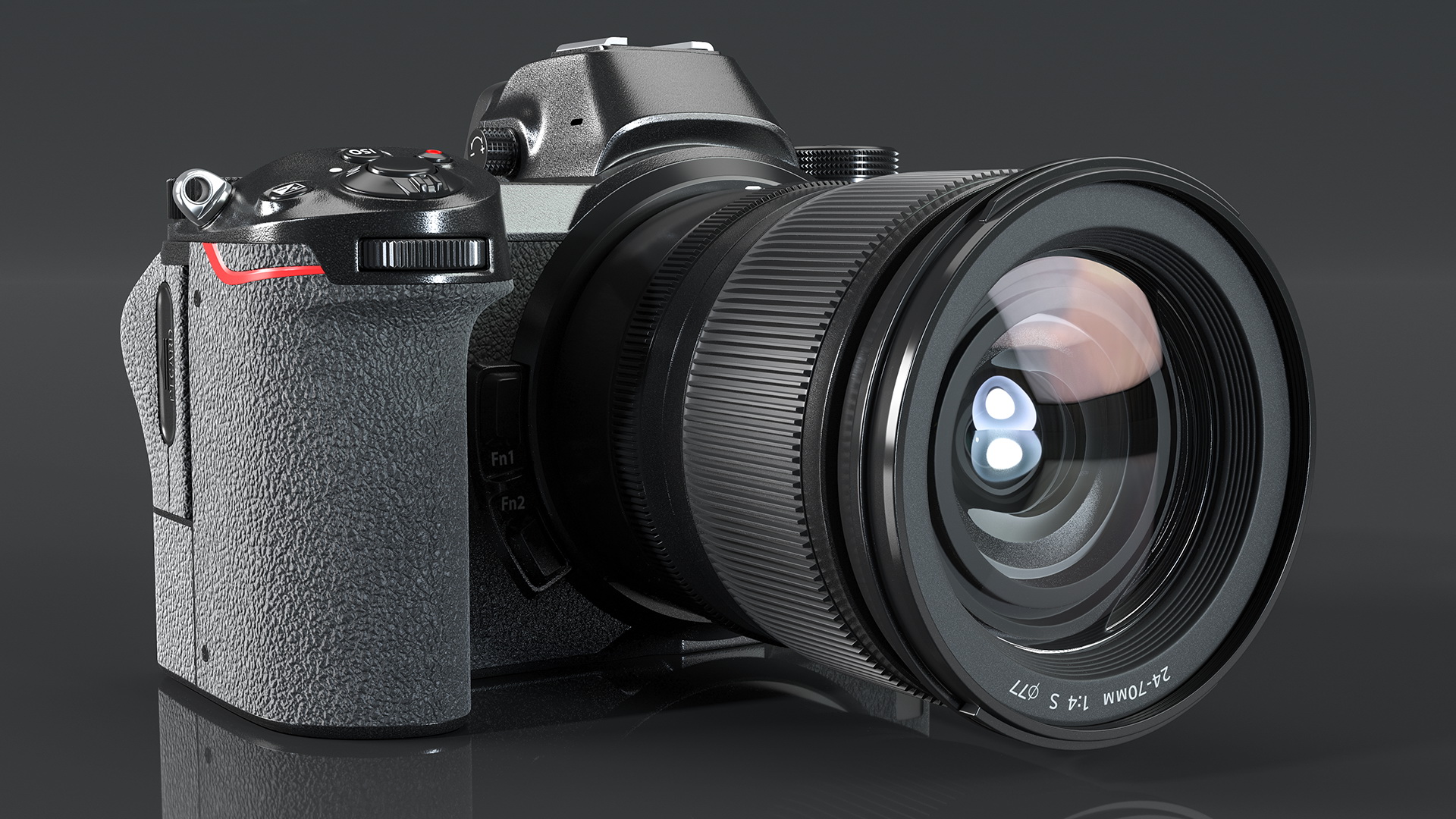 3D Mirrorless Digital Camera with 24 70mm Lens Generic