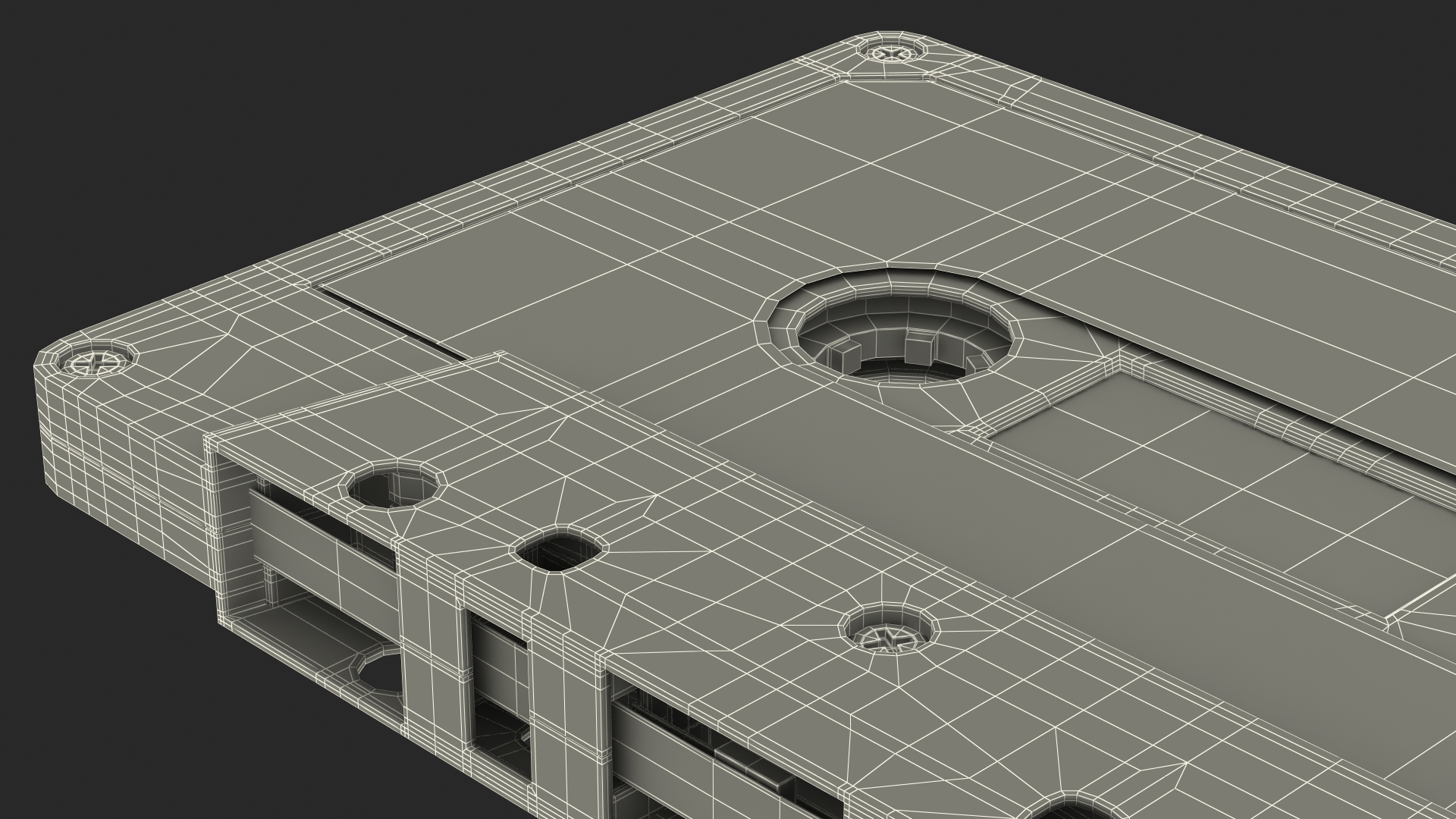 TDK SA C46 Cassette Tape 3D model