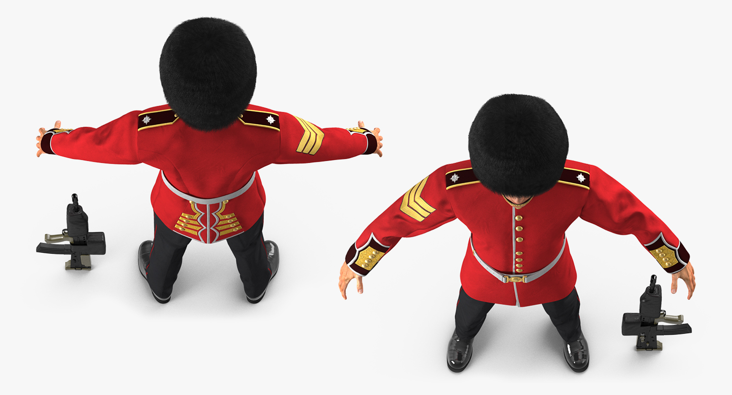 British Royal Guard Soldier 3D