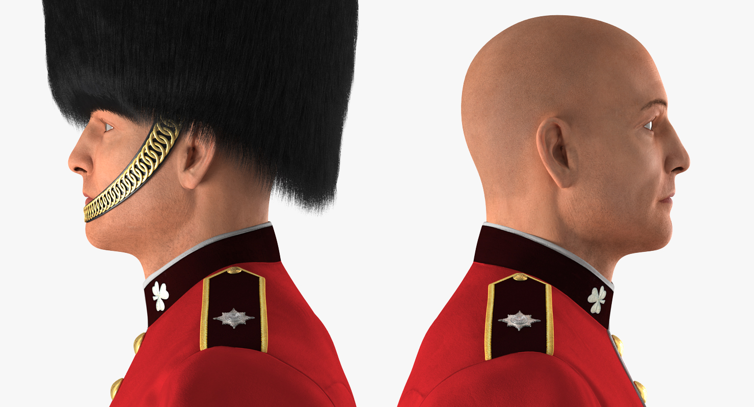 British Royal Guard Soldier 3D