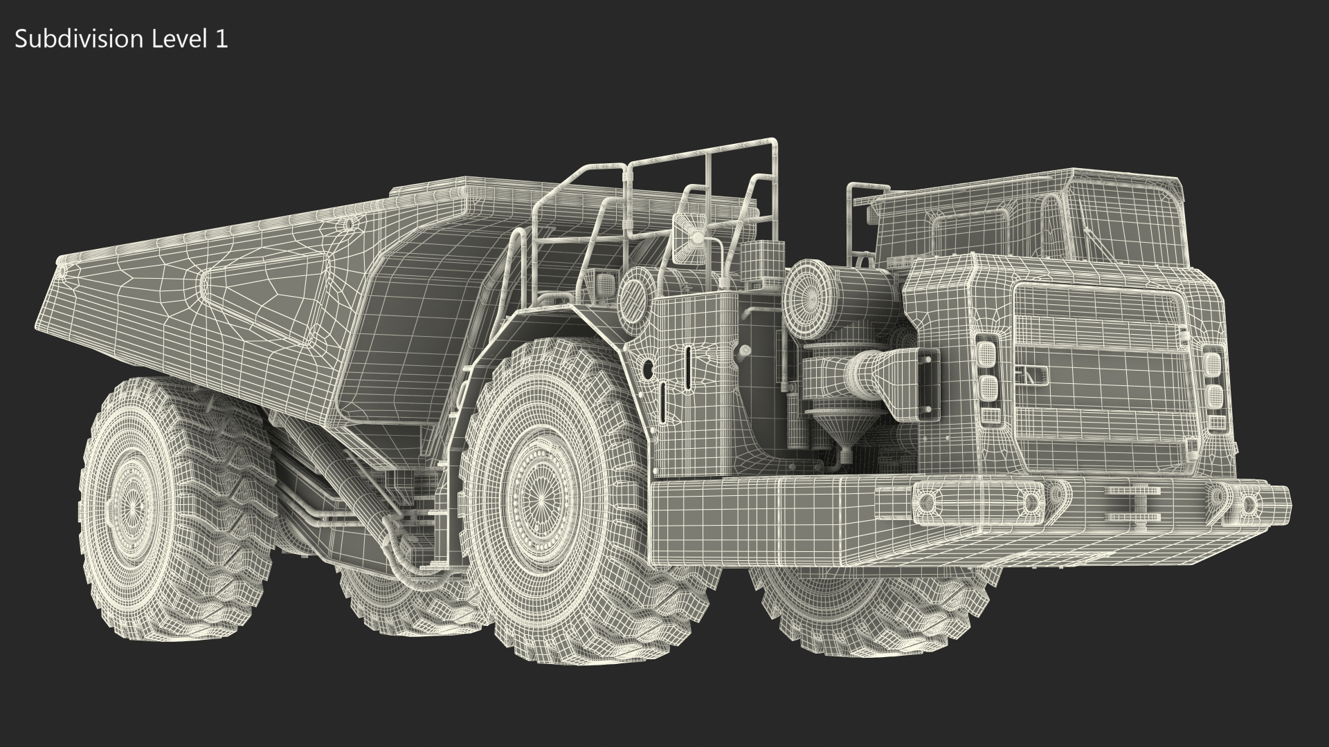 Underground Mining Truck 3D model