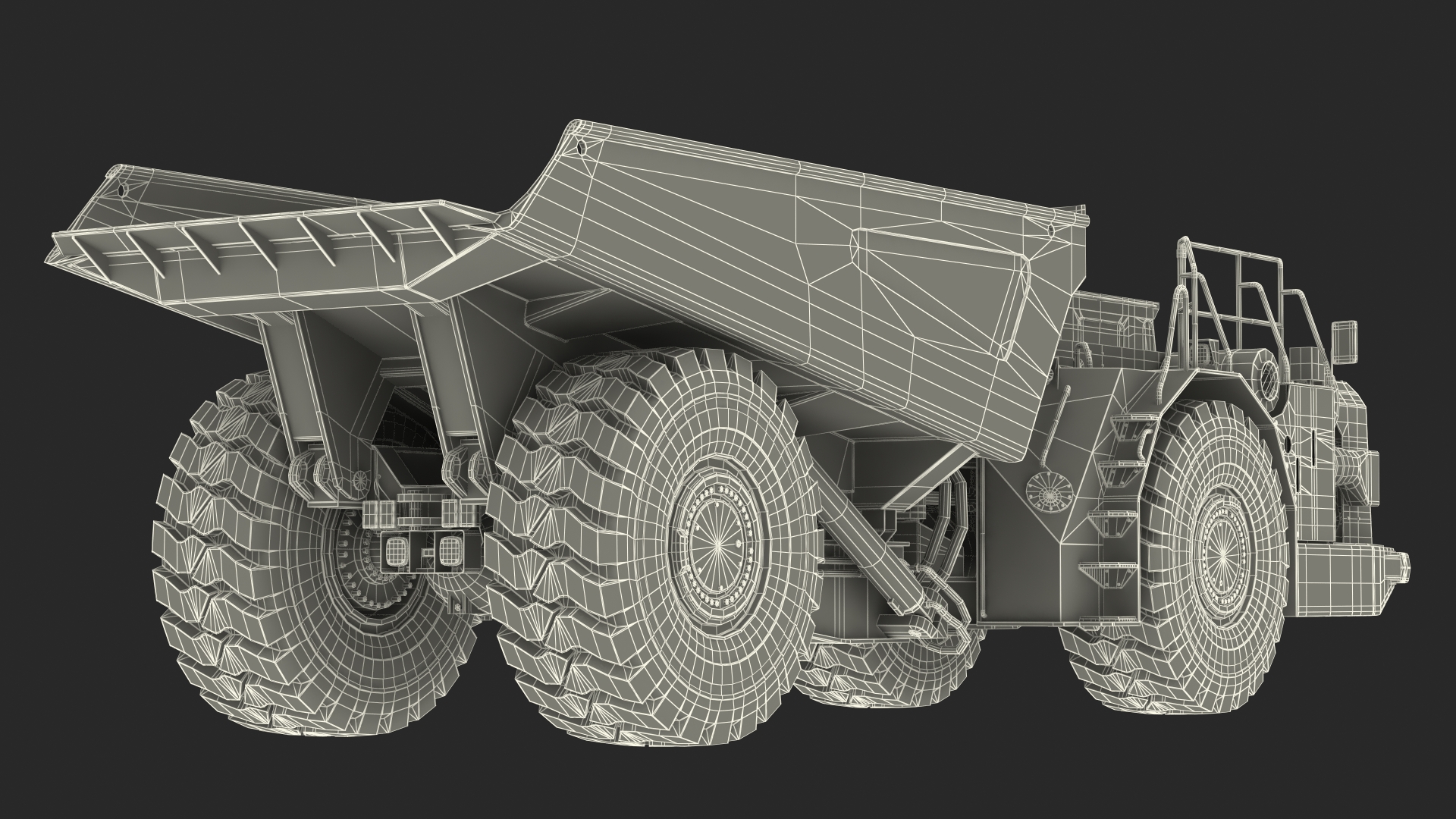 Underground Mining Truck 3D model