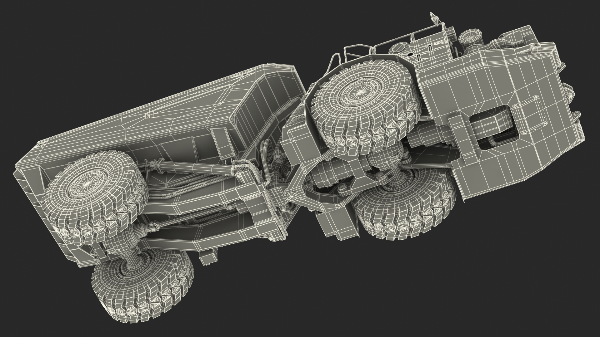 Underground Mining Truck 3D model