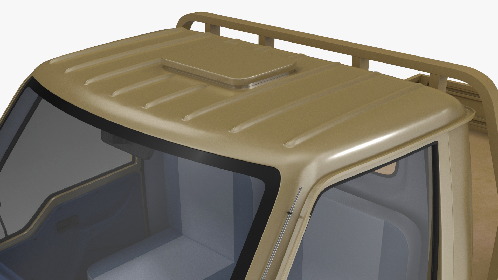 3D model Three Wheel Cargo Tuk-Tuk with Open Body