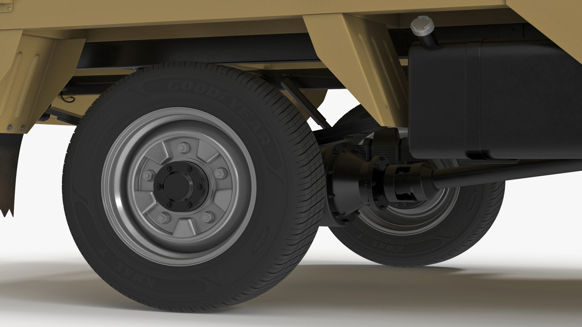 3D model Three Wheel Cargo Tuk-Tuk with Open Body