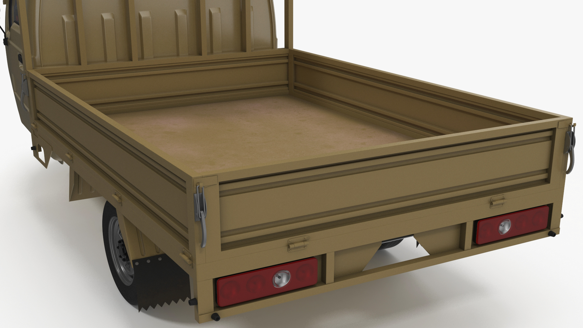 3D model Three Wheel Cargo Tuk-Tuk with Open Body