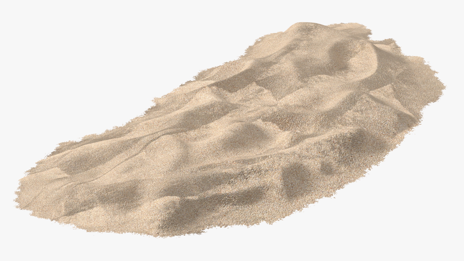 Heap of Dry Beach Sand 3D