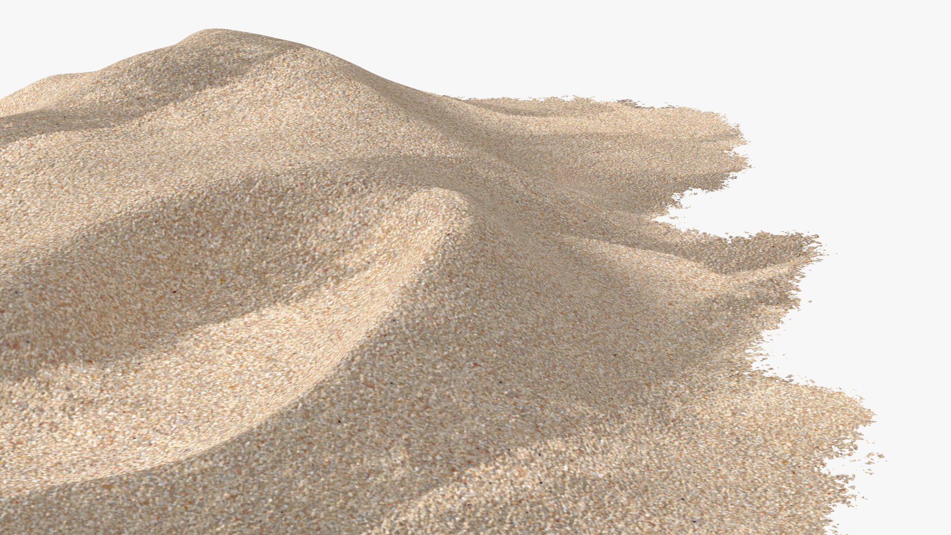 Heap of Dry Beach Sand 3D