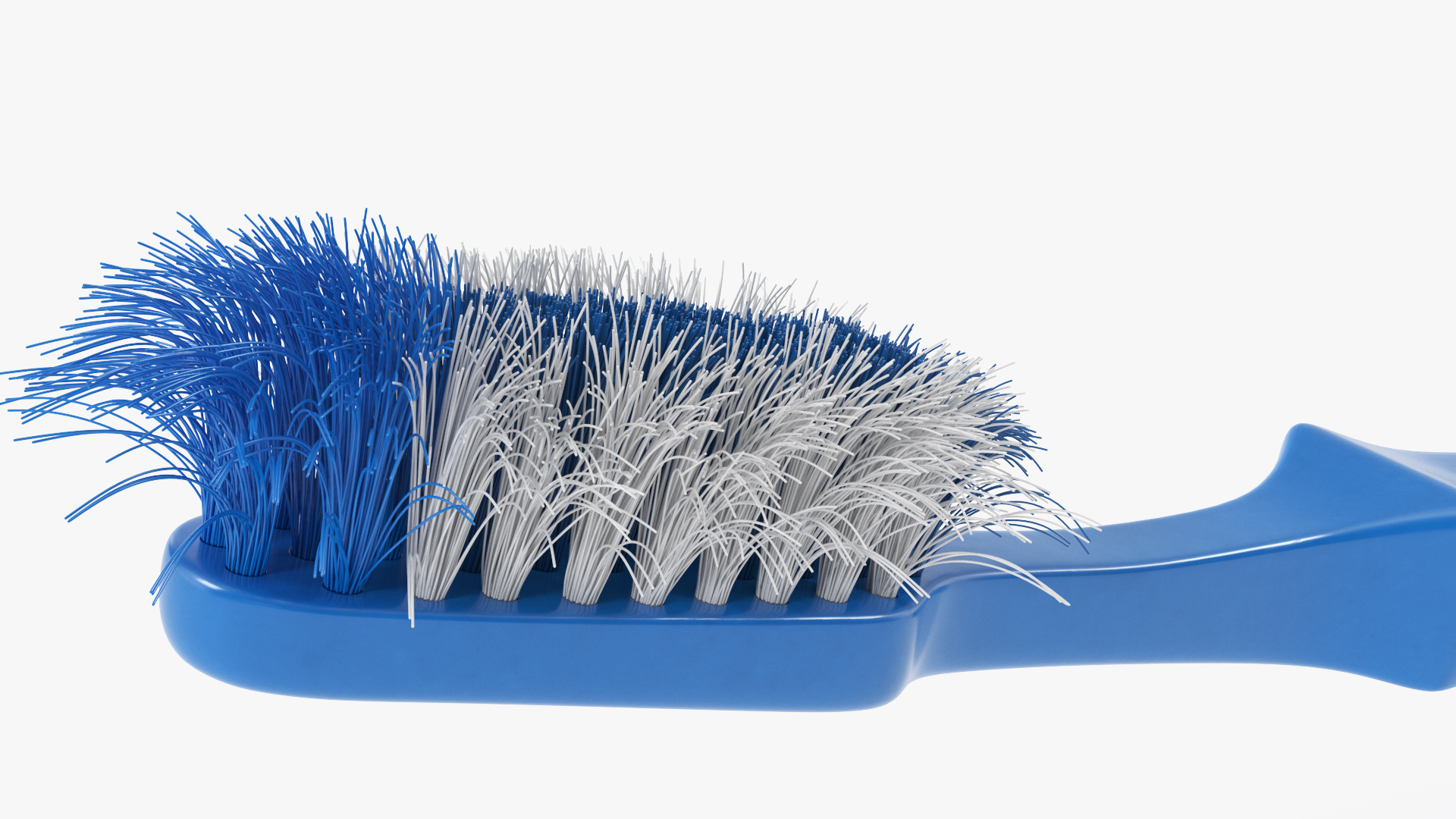 3D Used Plastic Toothbrush model