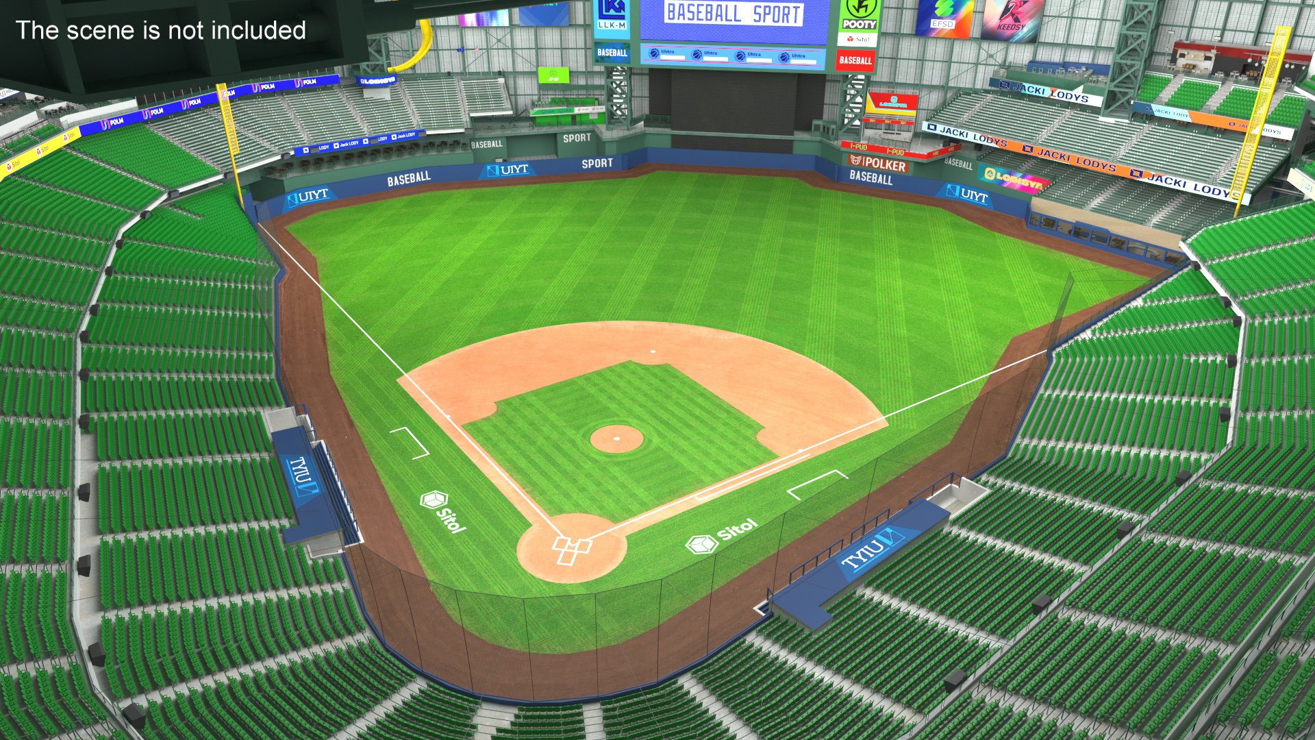 Baseball Field 3D model