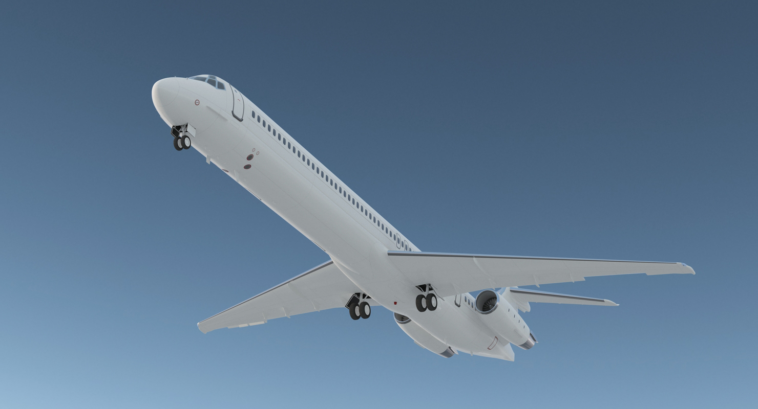 McDonnell Douglas MD88 Generic Rigged 3D