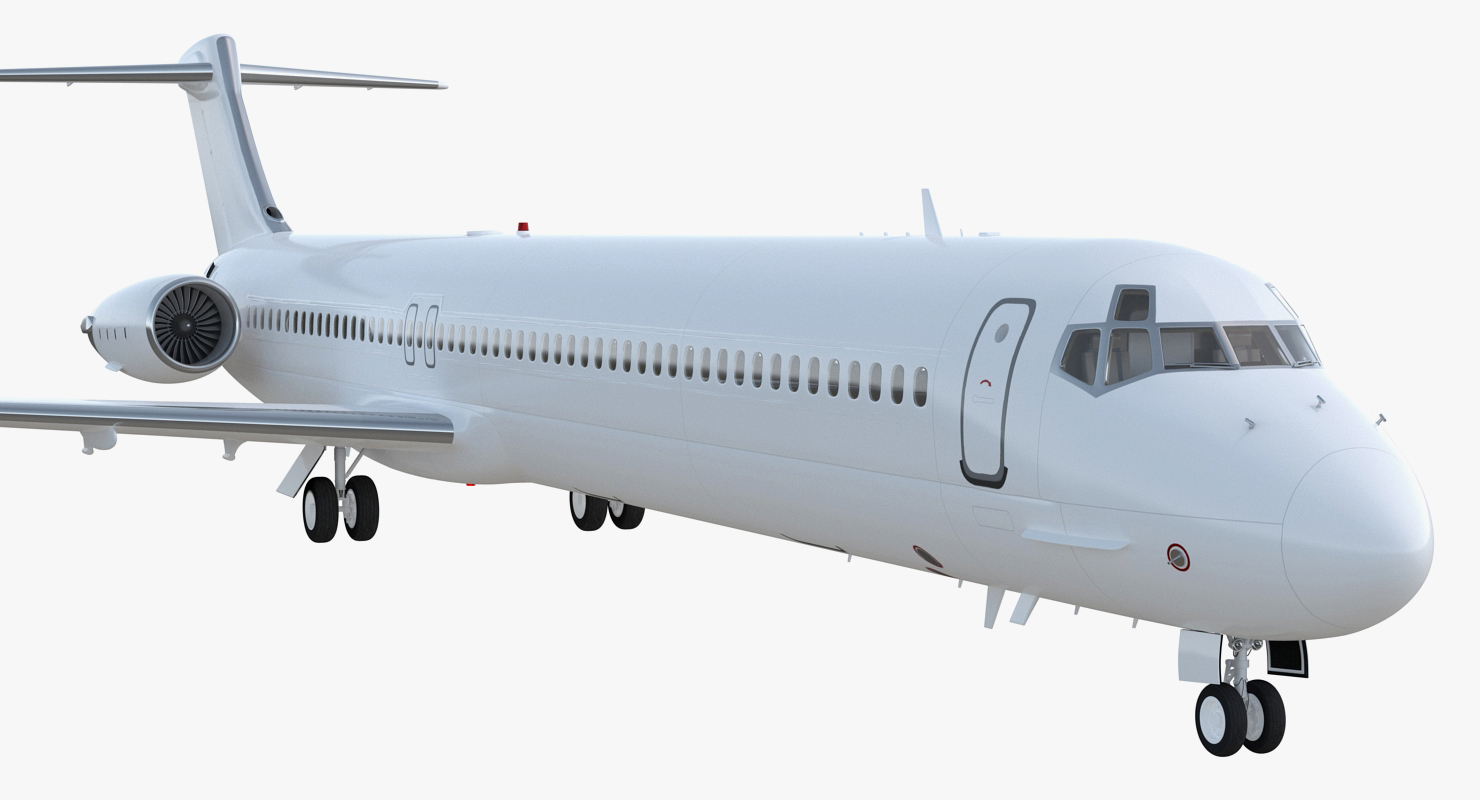 McDonnell Douglas MD88 Generic Rigged 3D