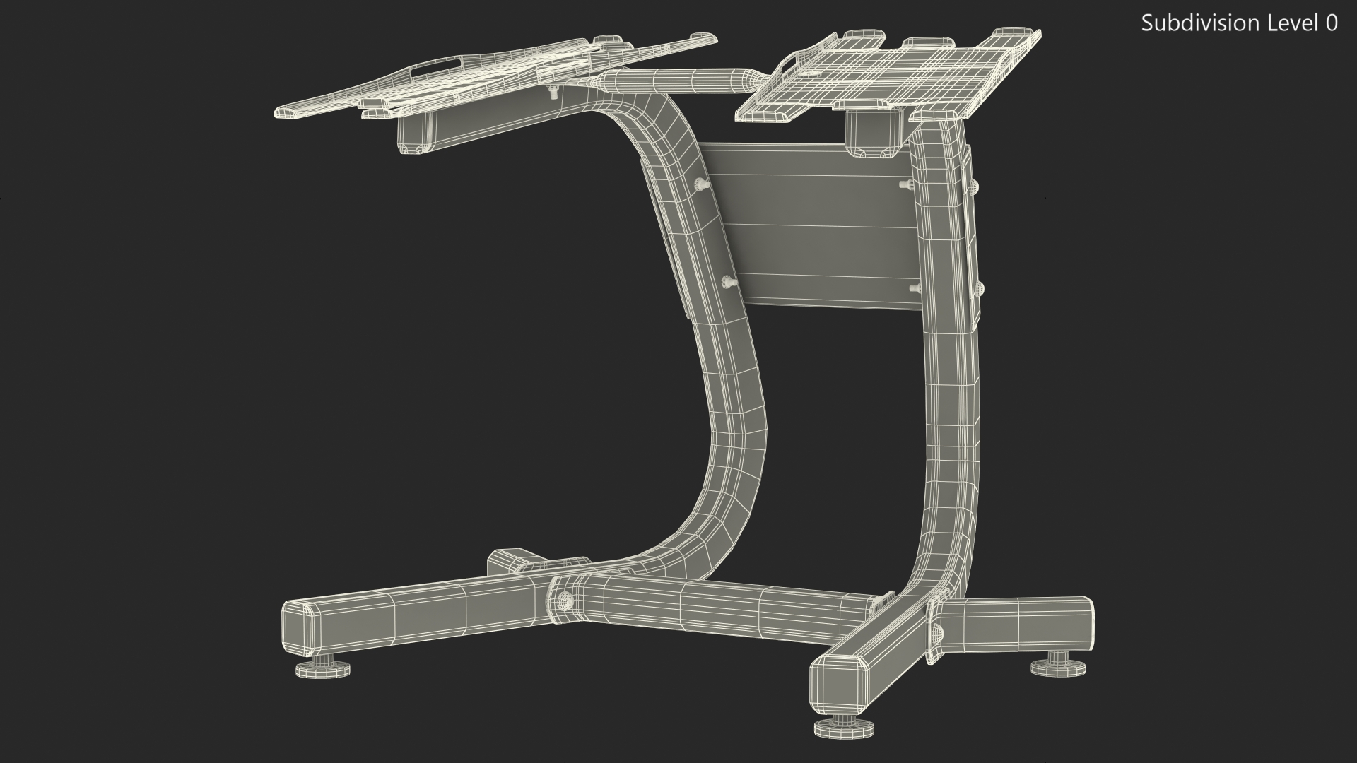 3D Bowflex SelectTech Dumbbell Stand model