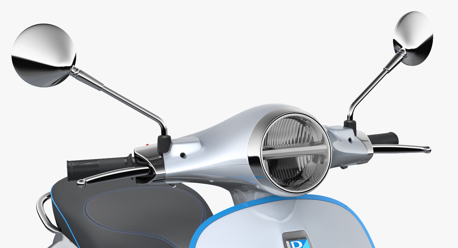 3D Vespa Elettrica 2019 Scooter model