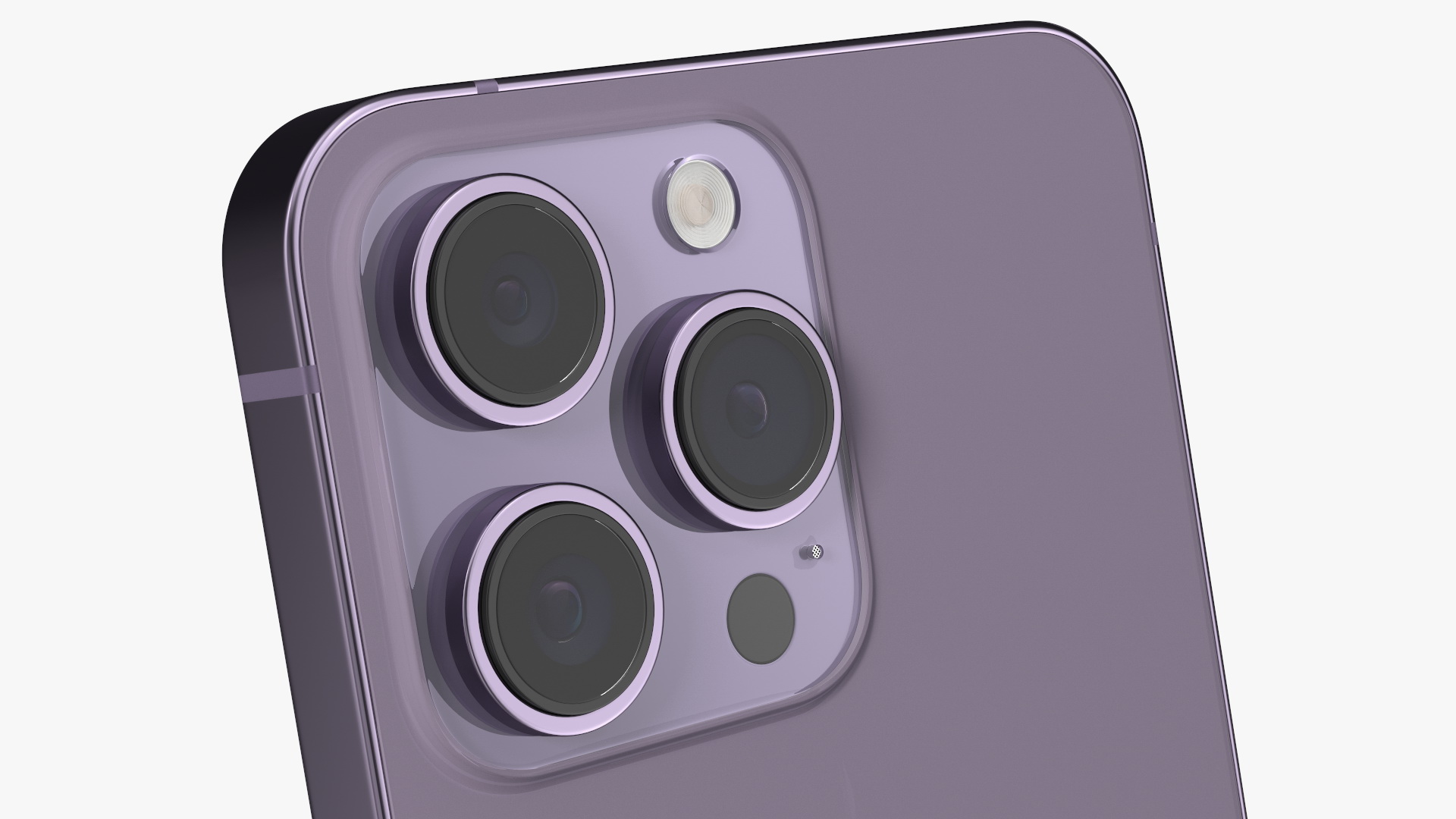 3D model Apple iPhone 14 Pro Max Deep Purple