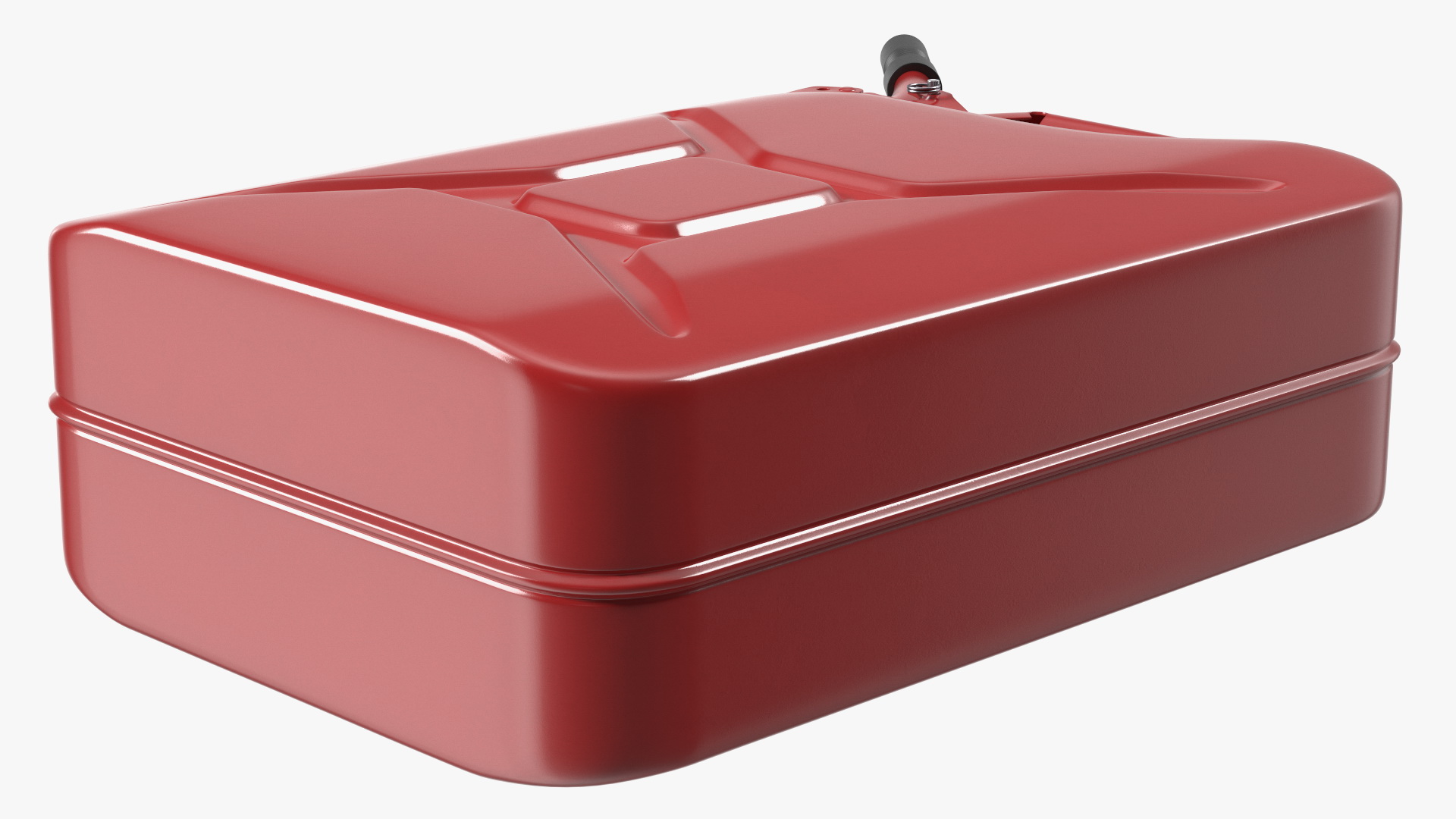 Fuel Can with Flexible Spout Red 3D