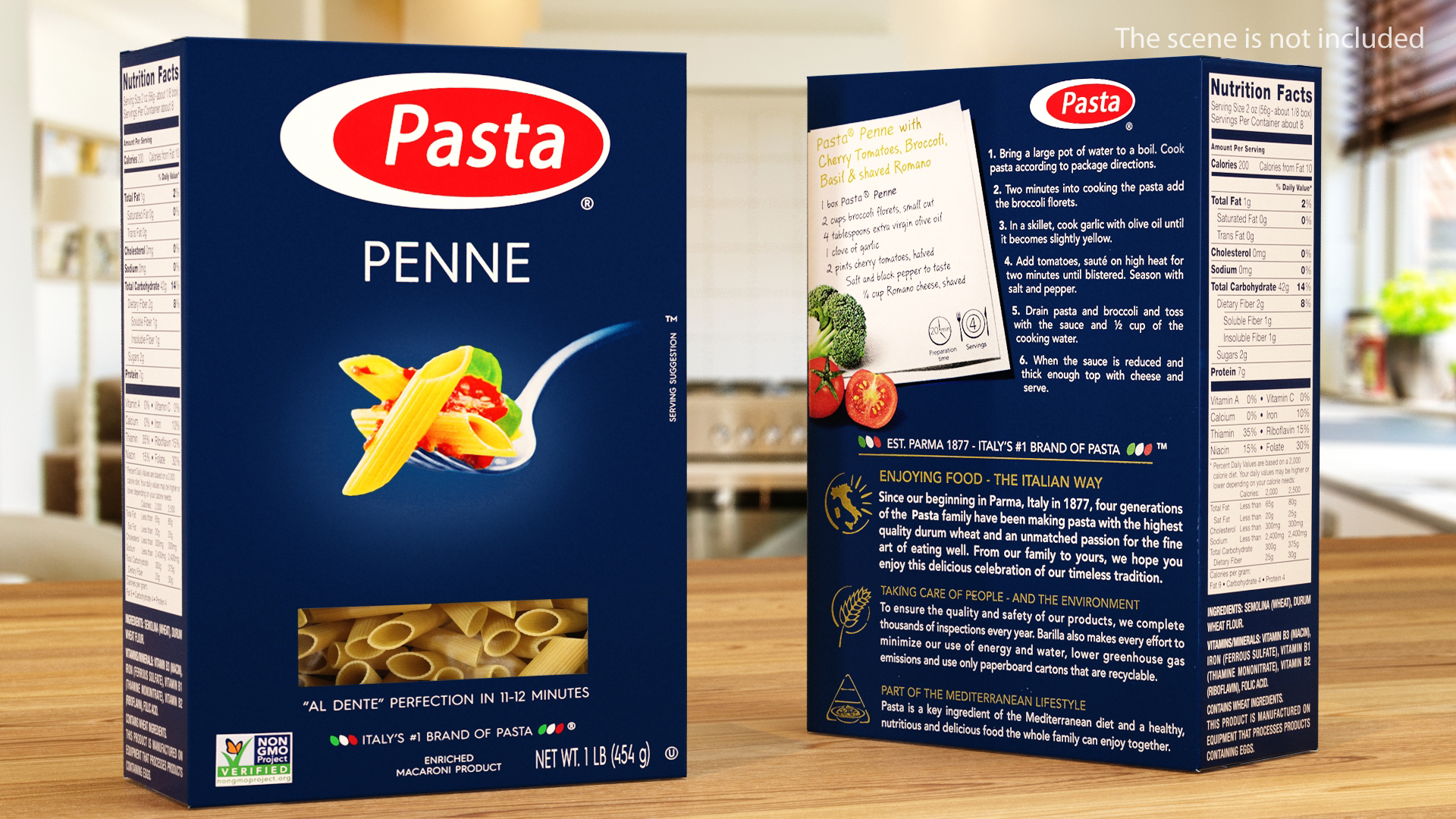 Box Penne 3D model