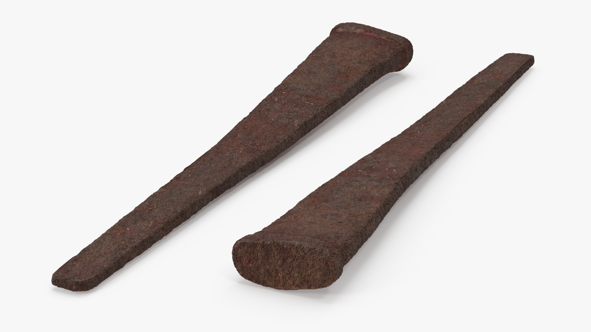 Rusty Old Nail 3D model