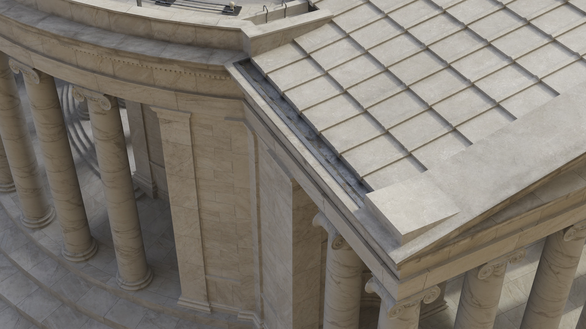 3D model Thomas Jefferson Memorial