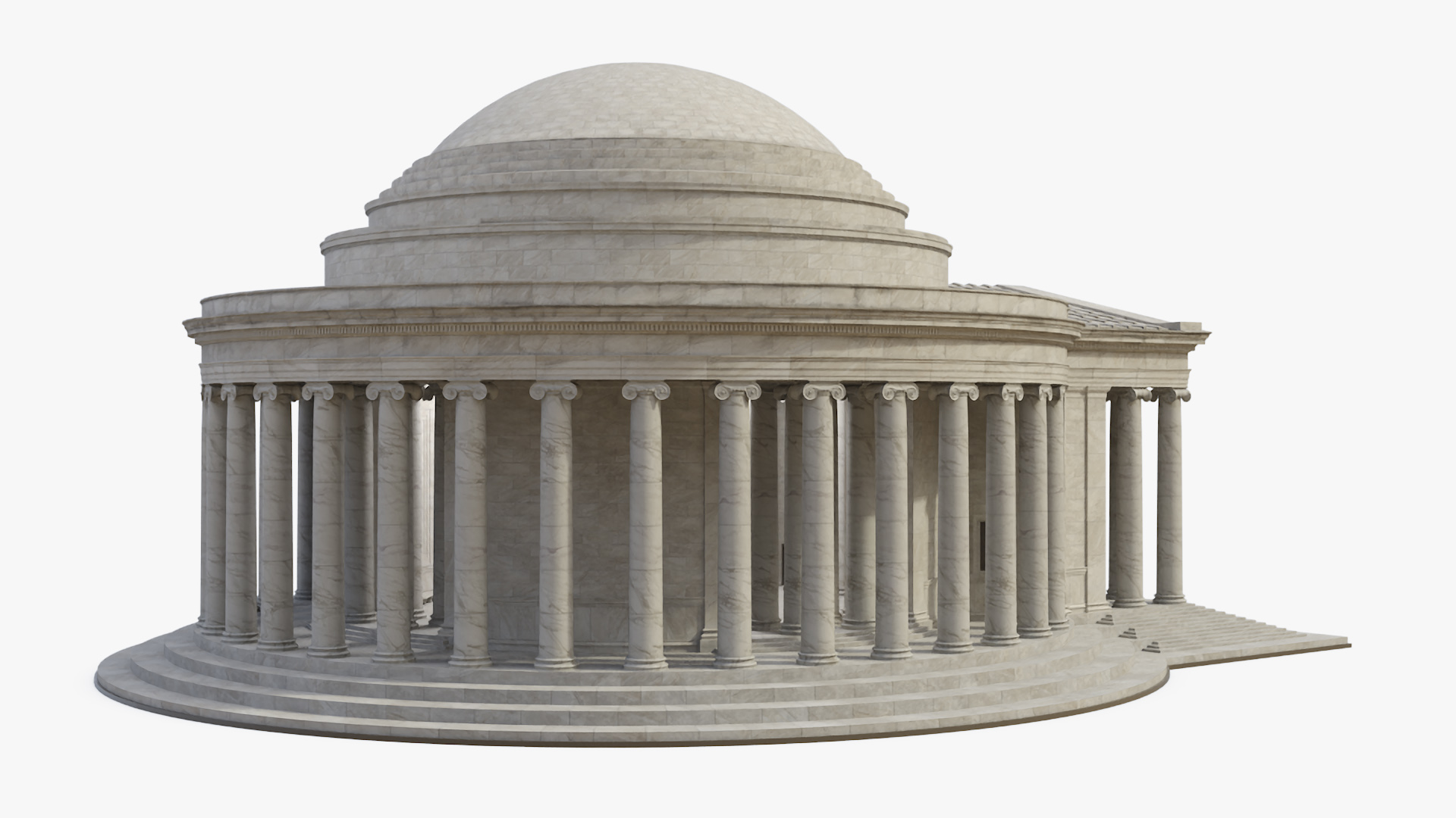 3D model Thomas Jefferson Memorial