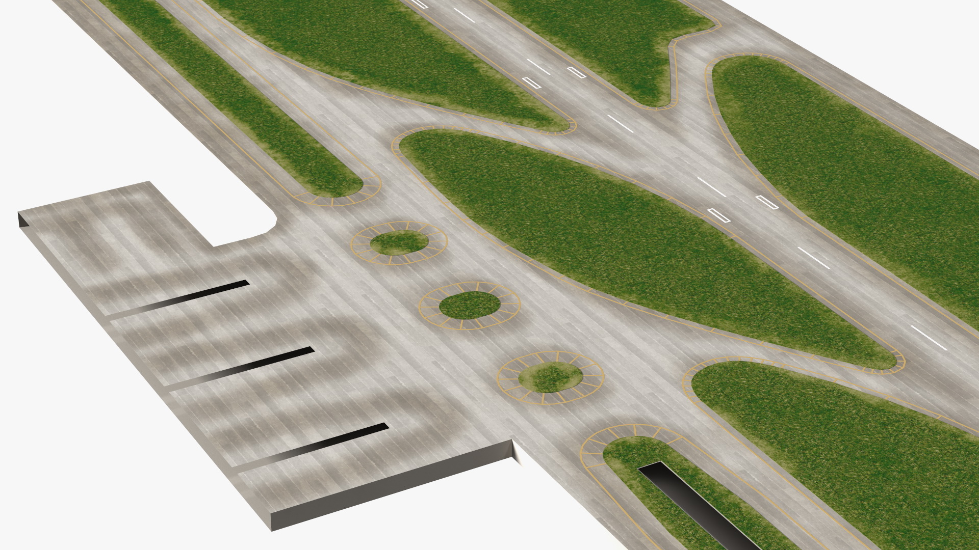 Airport Runway 3D model