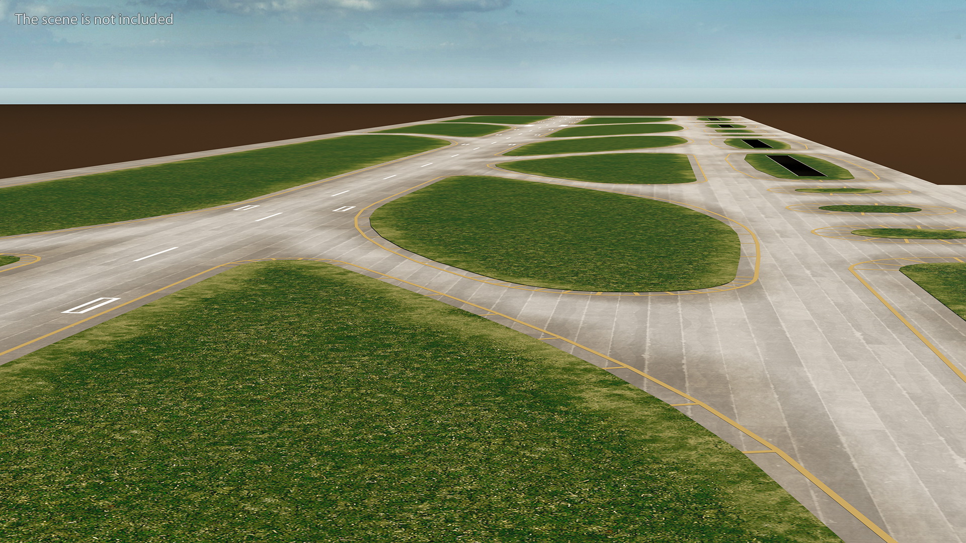 Airport Runway 3D model