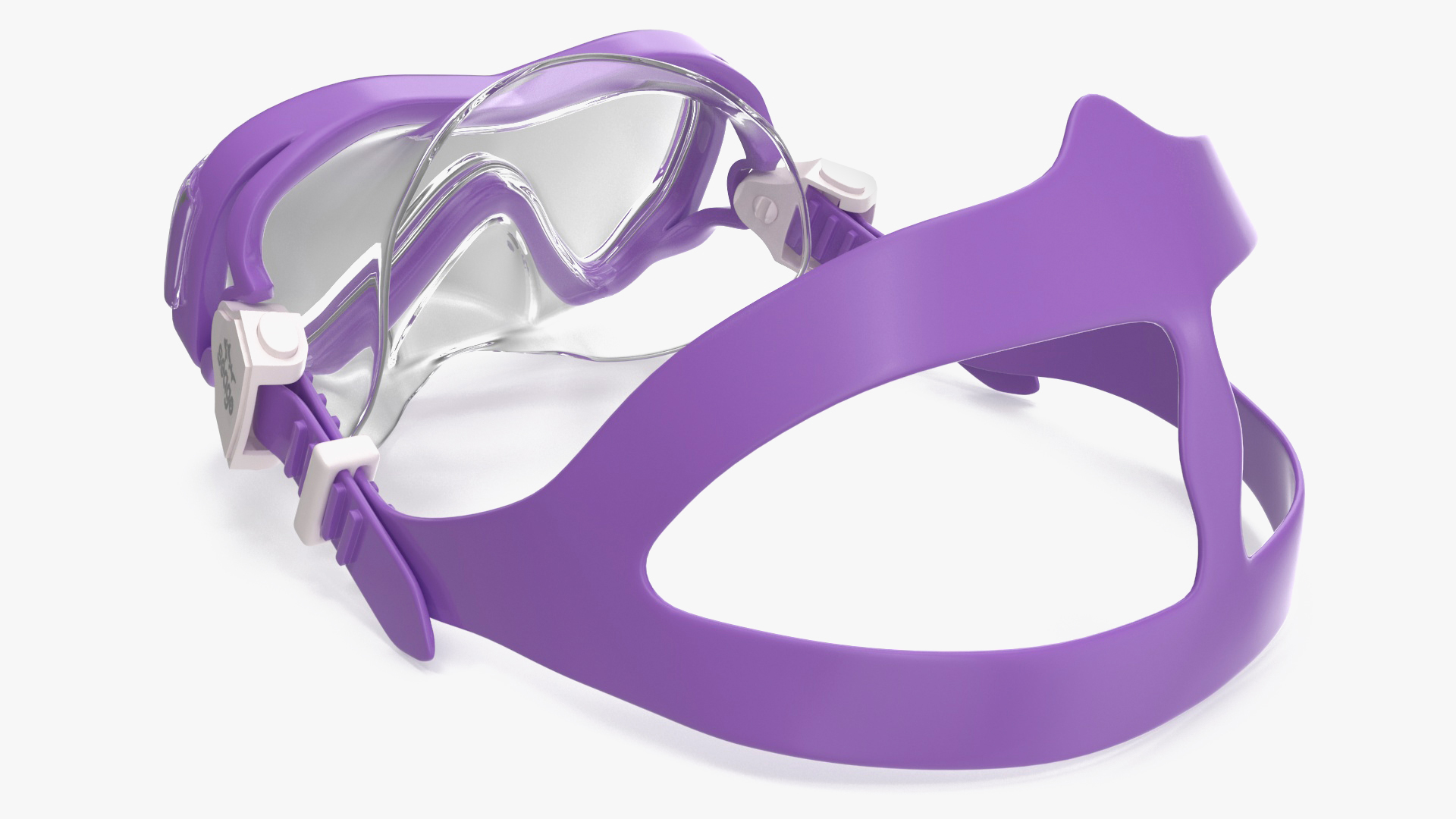 Kids Swim Mask Seage Purple 3D