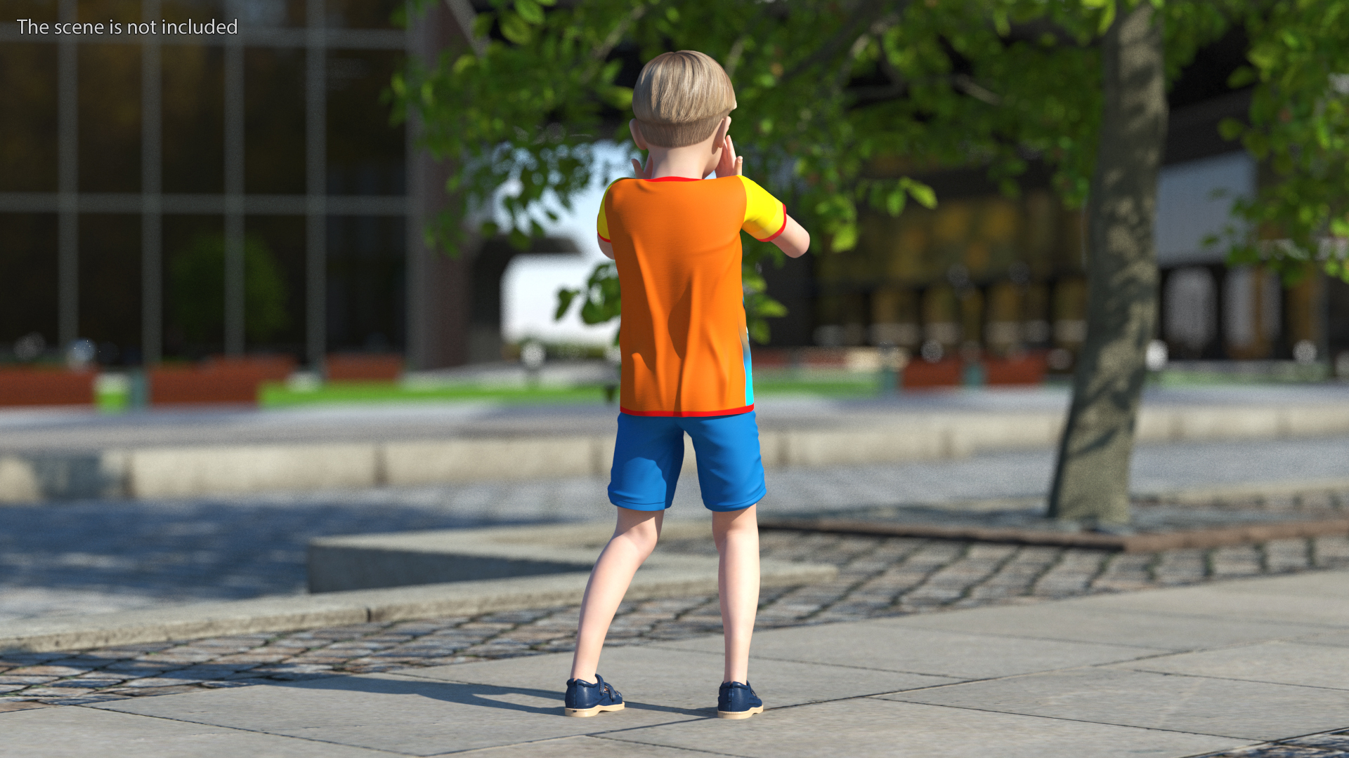 3D Realistic Child Boy Rigged