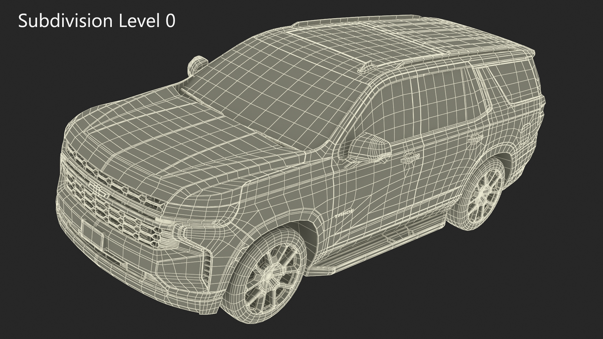 3D model Chevrolet Tahoe 2024