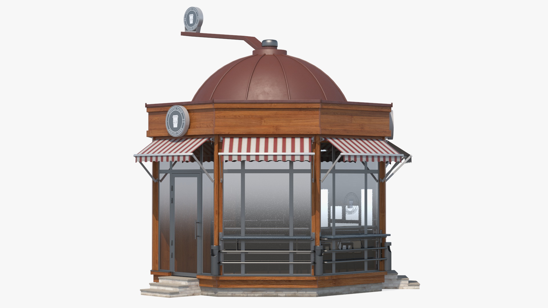 3D model Coffee Shop Building