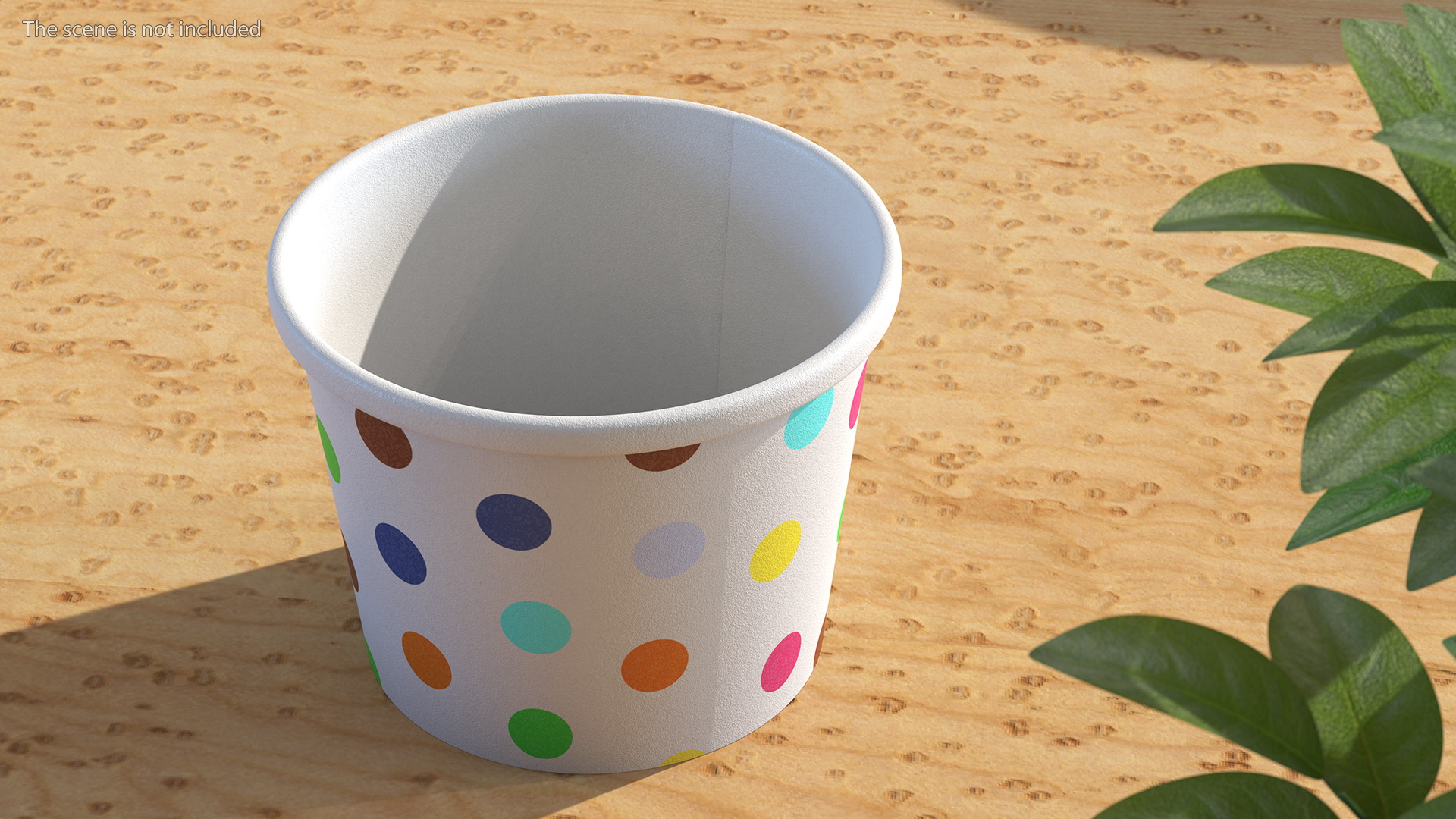 Empty Ice Cream Cup 3D model