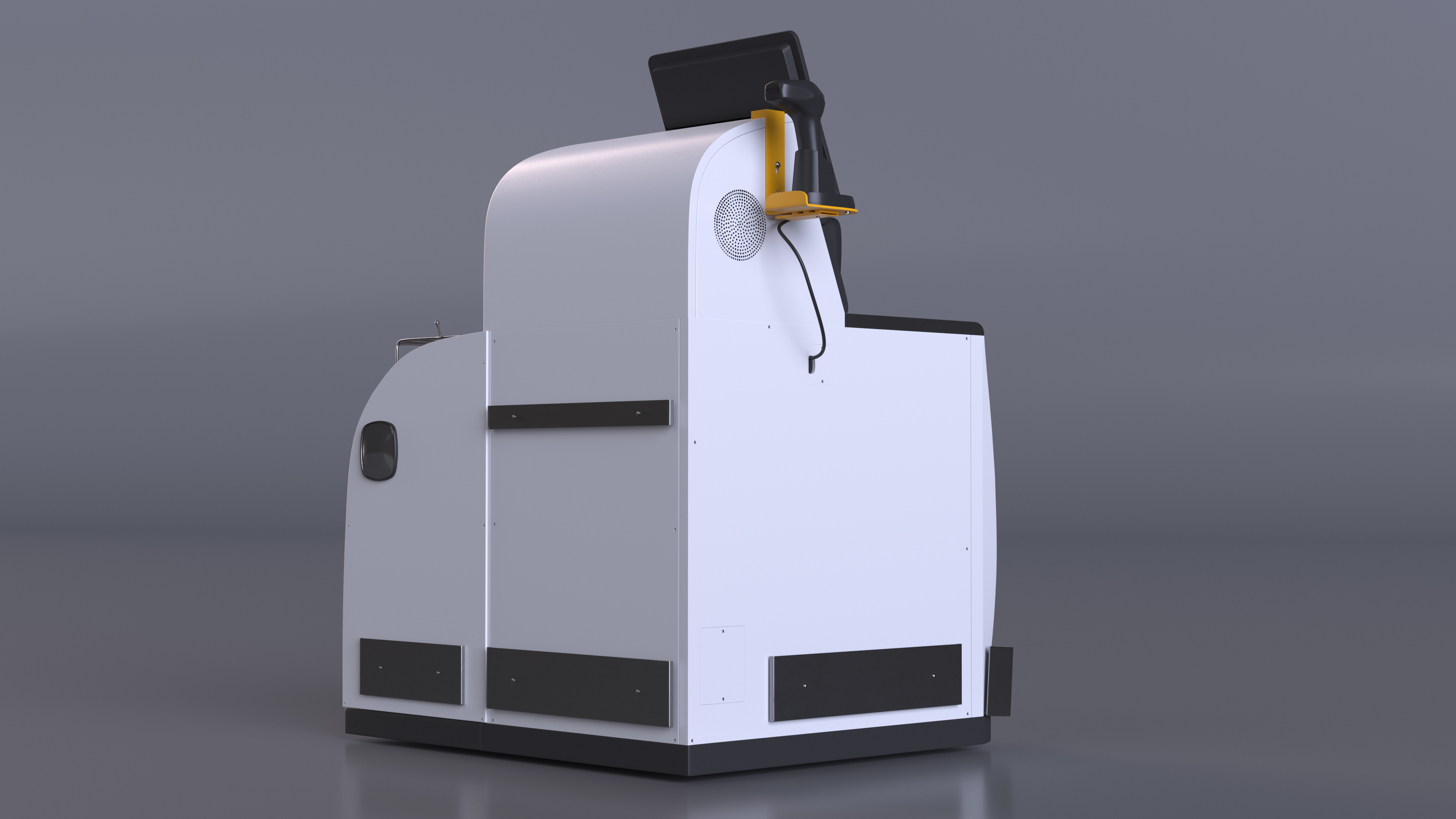 Retail Self Service Checkout Kiosk 3D model