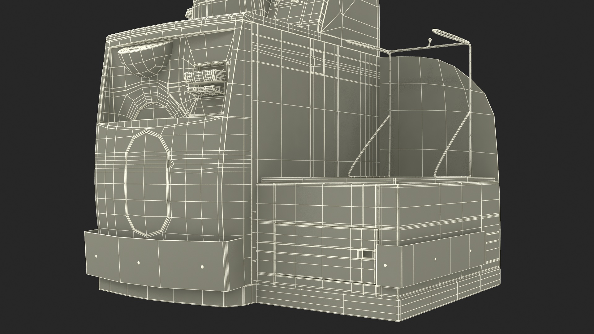 Retail Self Service Checkout Kiosk 3D model