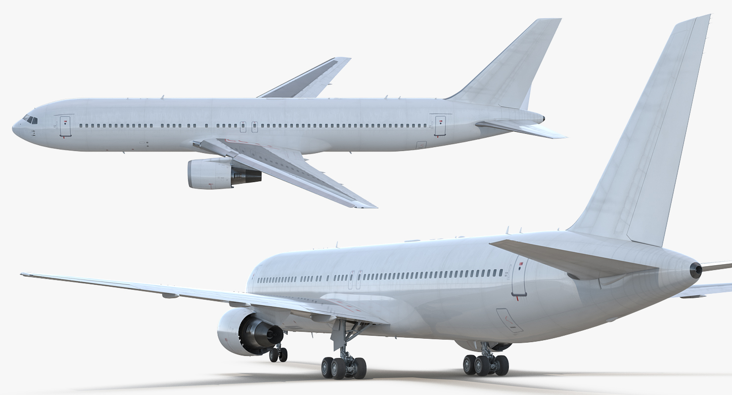 Boeing 767 300 Generic Rigged 3D model