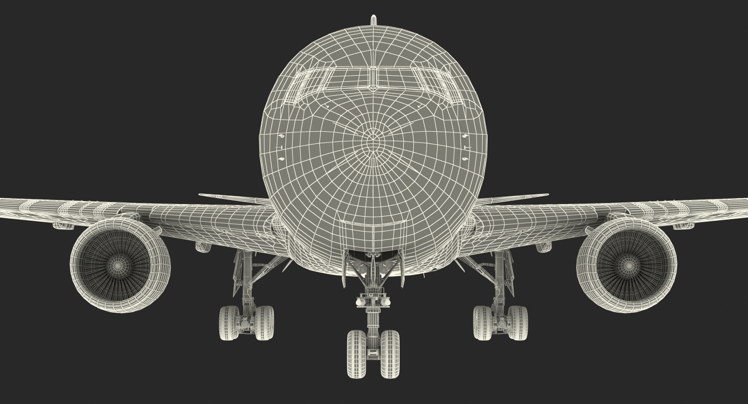 Boeing 767 300 Generic Rigged 3D model