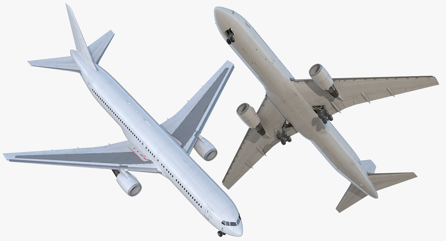 Boeing 767 300 Generic Rigged 3D model