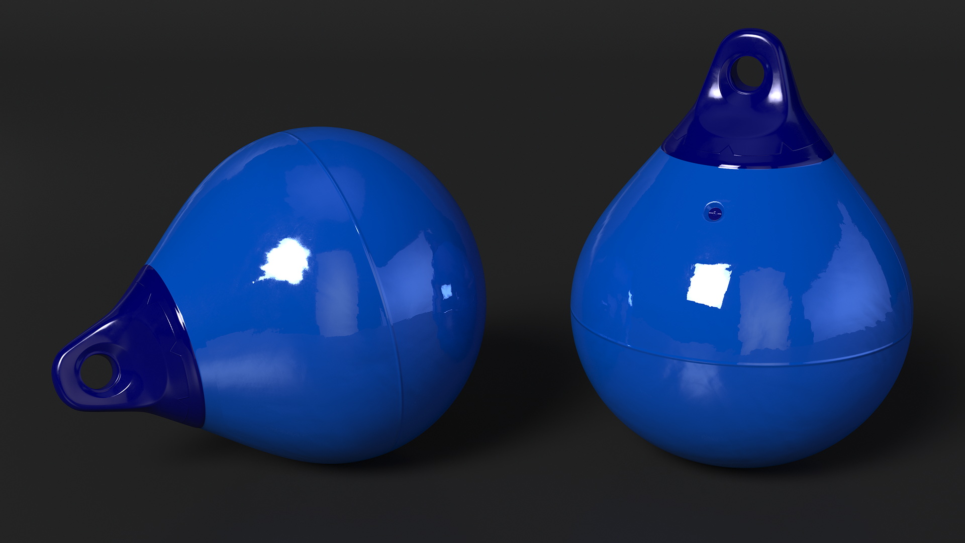 3D Polyform A4 Buoy Blue